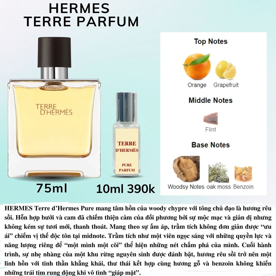 Hermes Collection - Chiết 10ml