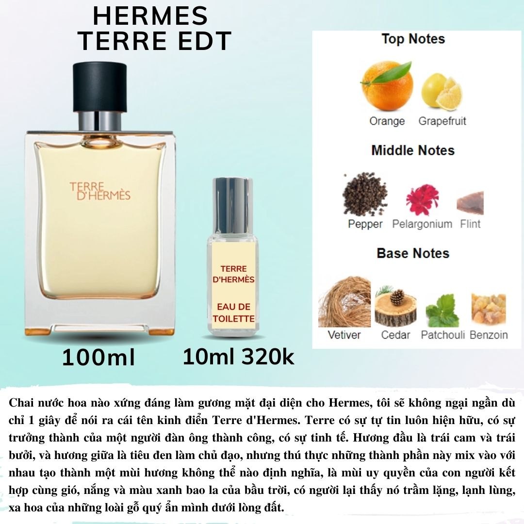 Hermes Collection - Chiết 10ml