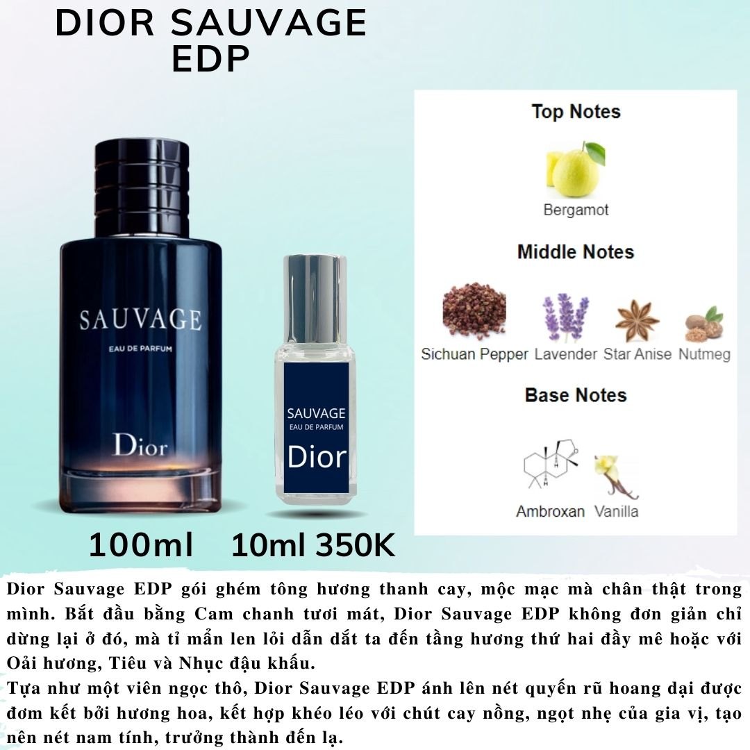 Nước hoa Nam - Dior Sauvage EDP