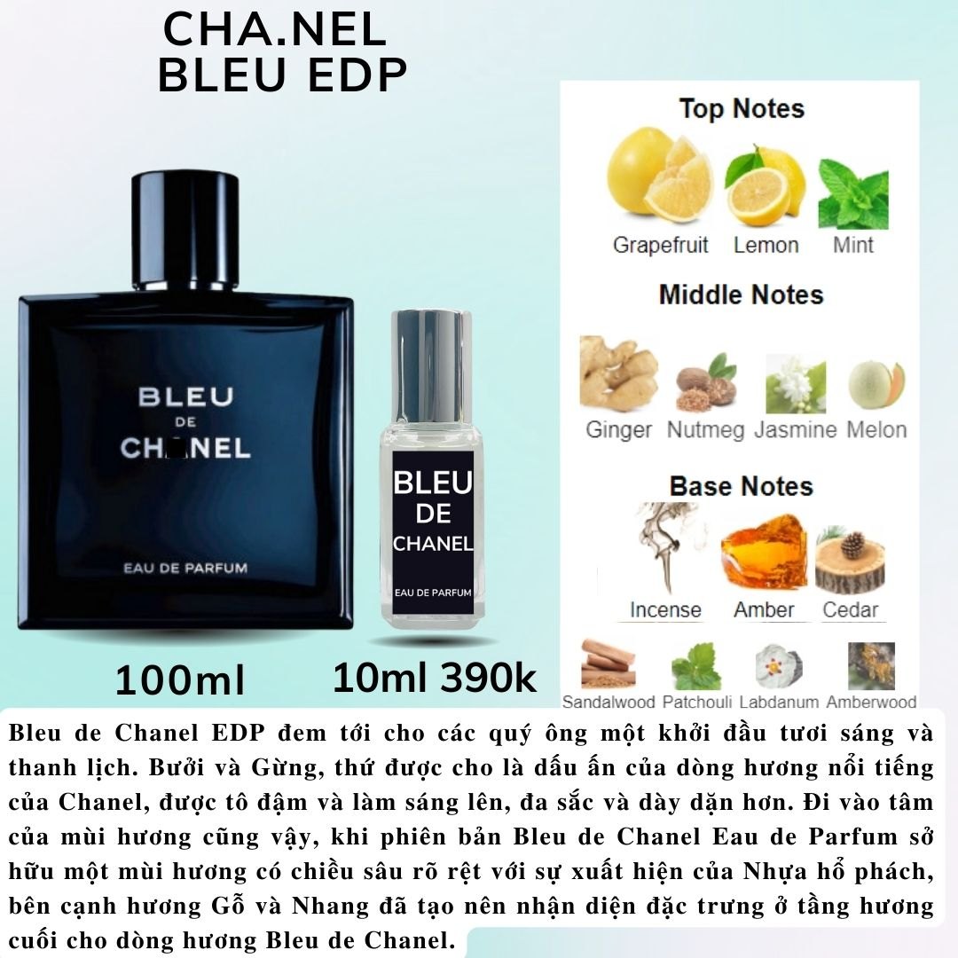 Nước hoa Nam - Chanel Bleu EDP