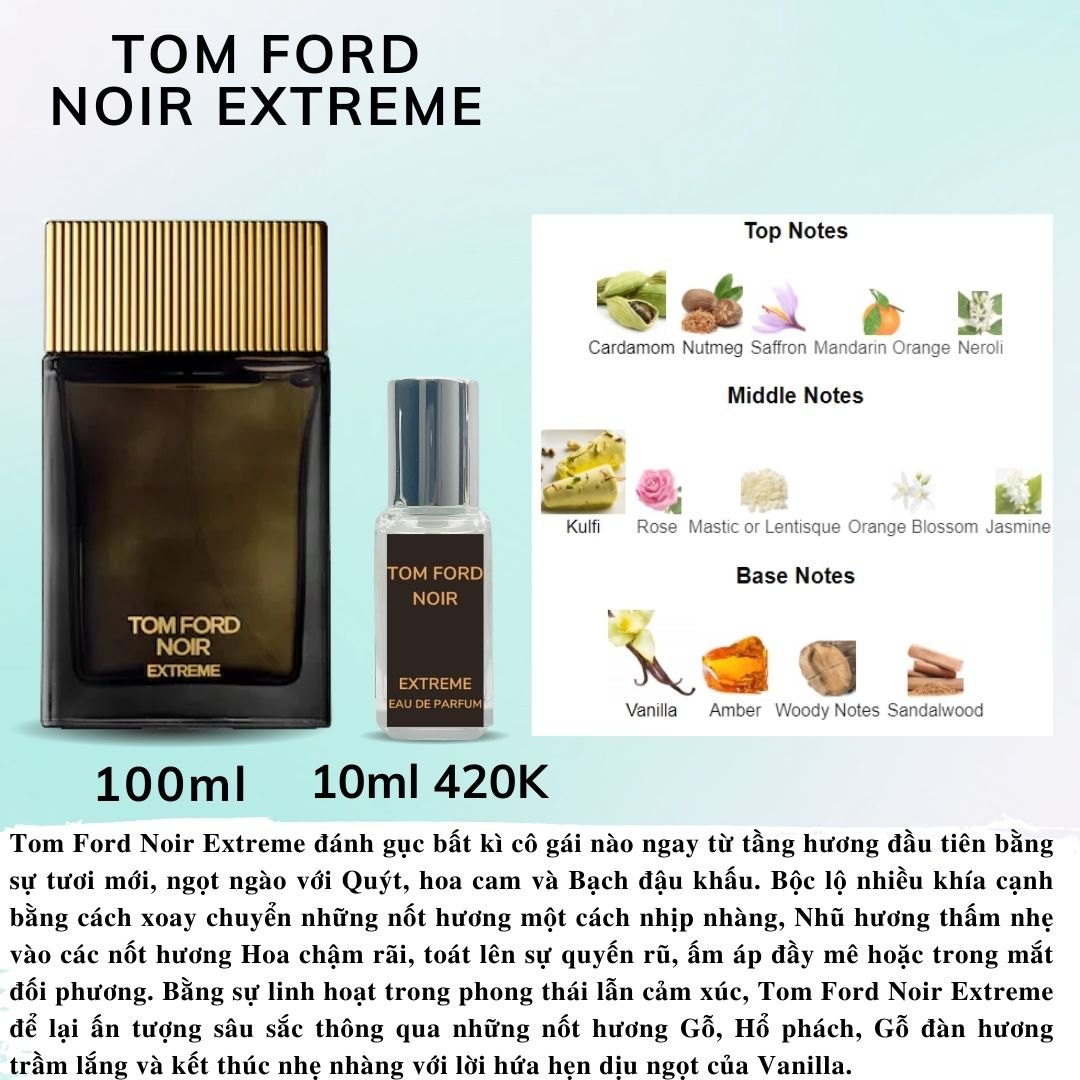 Nước hoa Nam - Tom Ford Noir Extreme EDP