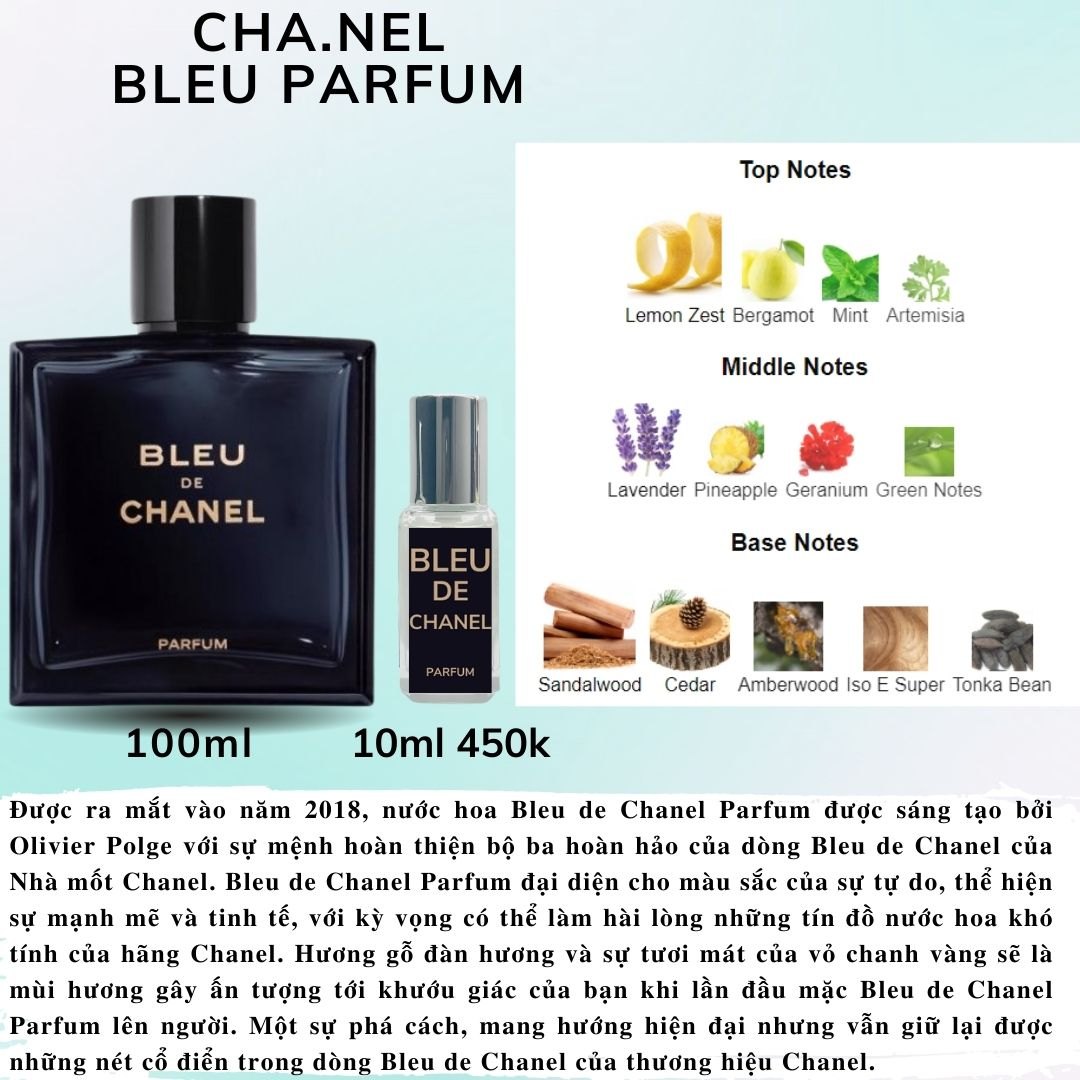 Nước hoa Nam - Chanel Bleu Parfum