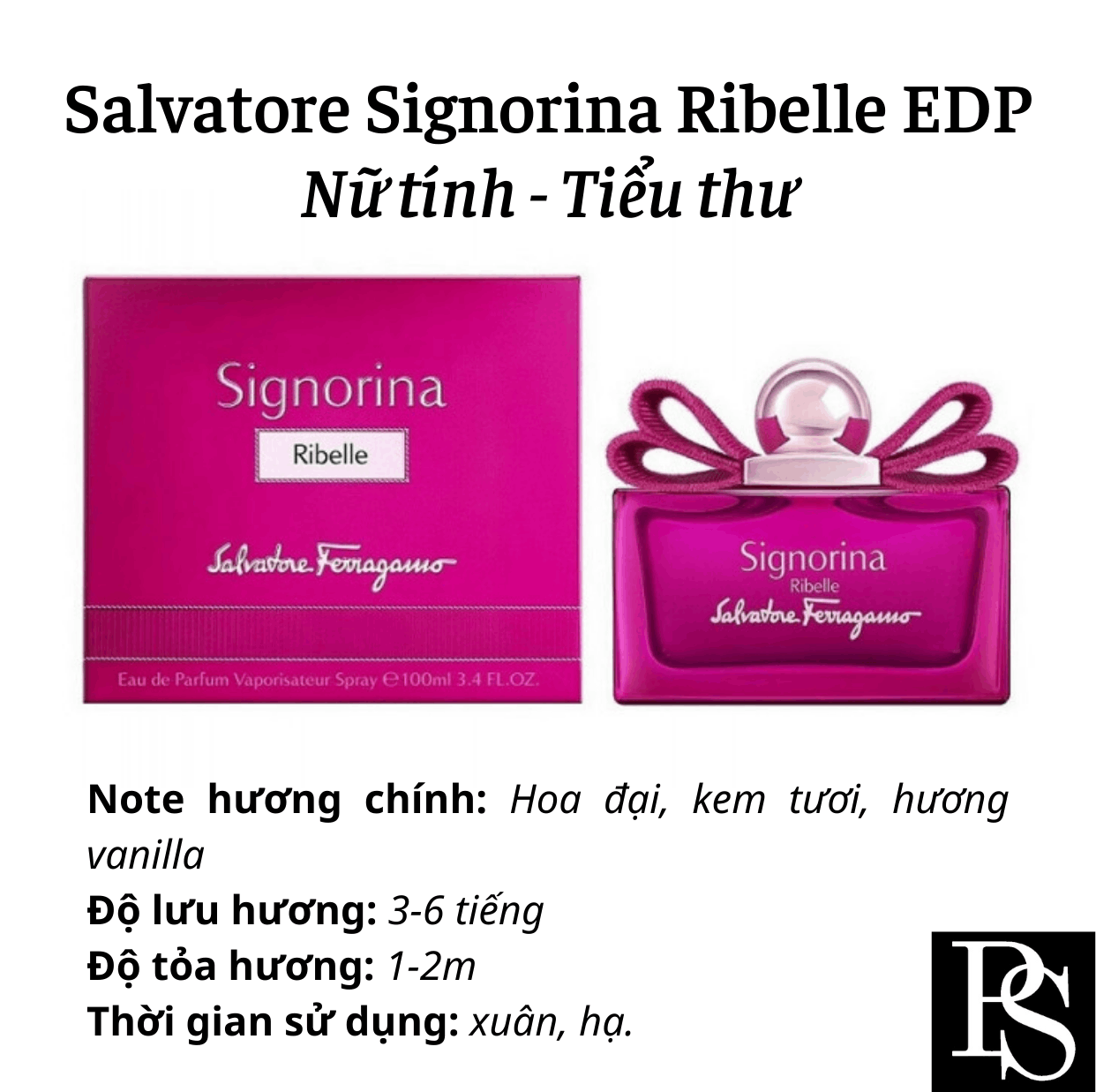 Nước hoa Nữ - Salvatore Ferragamo Signorina Ribelle EDP