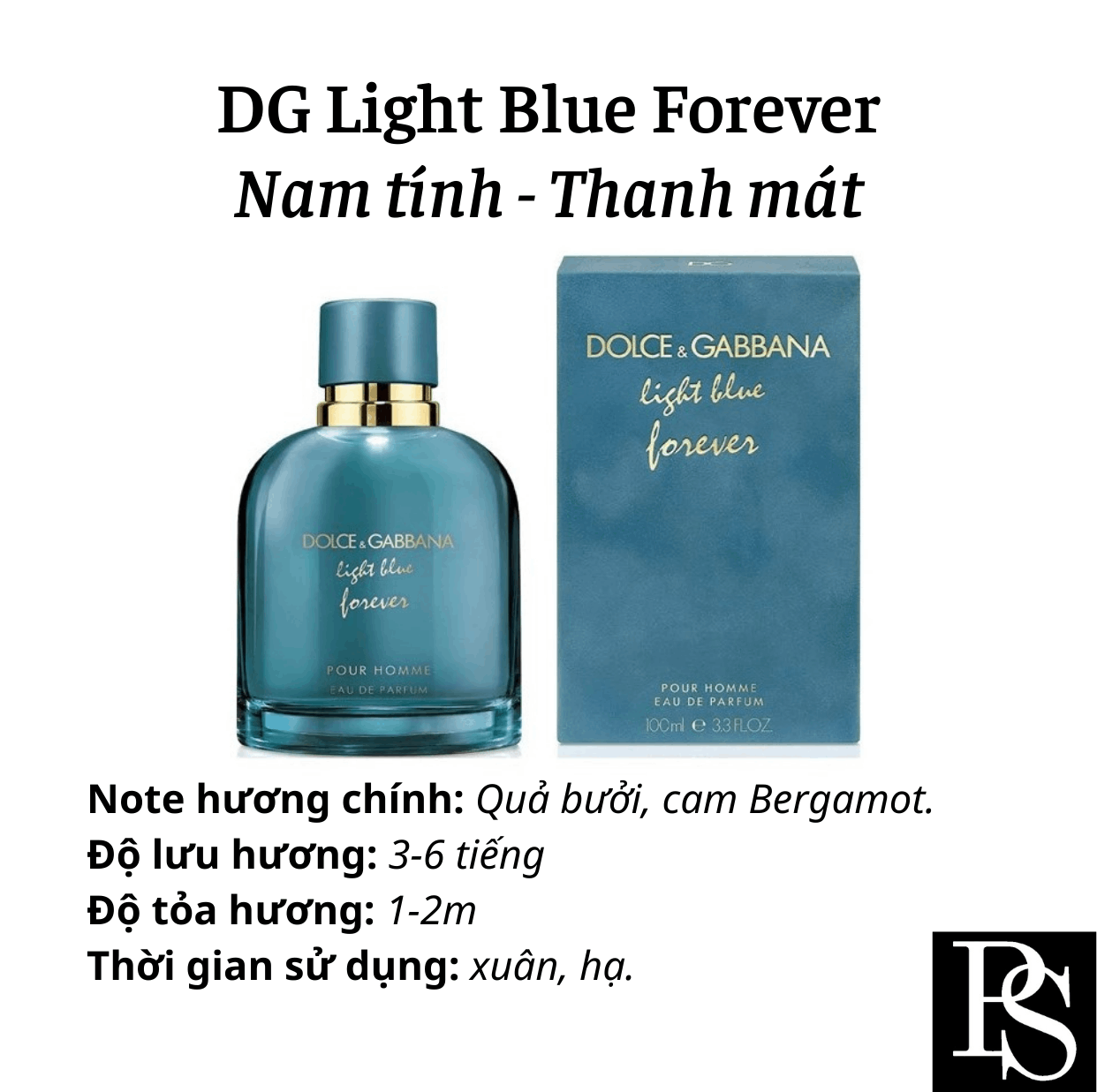 Nước hoa Nam - DG Light Blue Forever