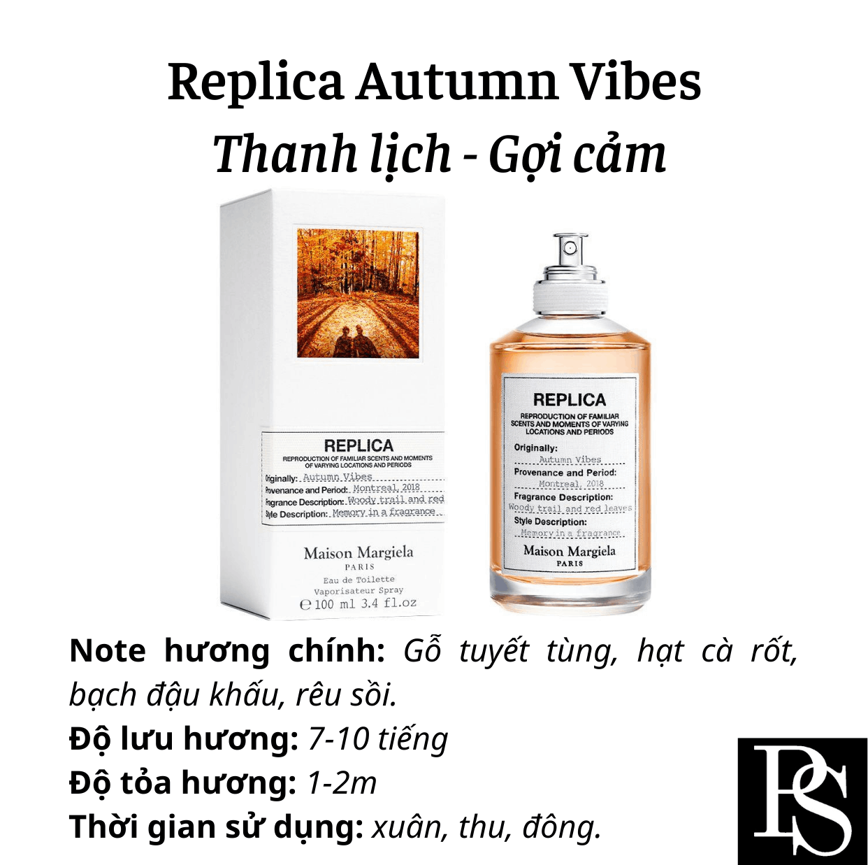 Nước hoa Niche - Maison Martin Margiela Replica Autumn Vibes