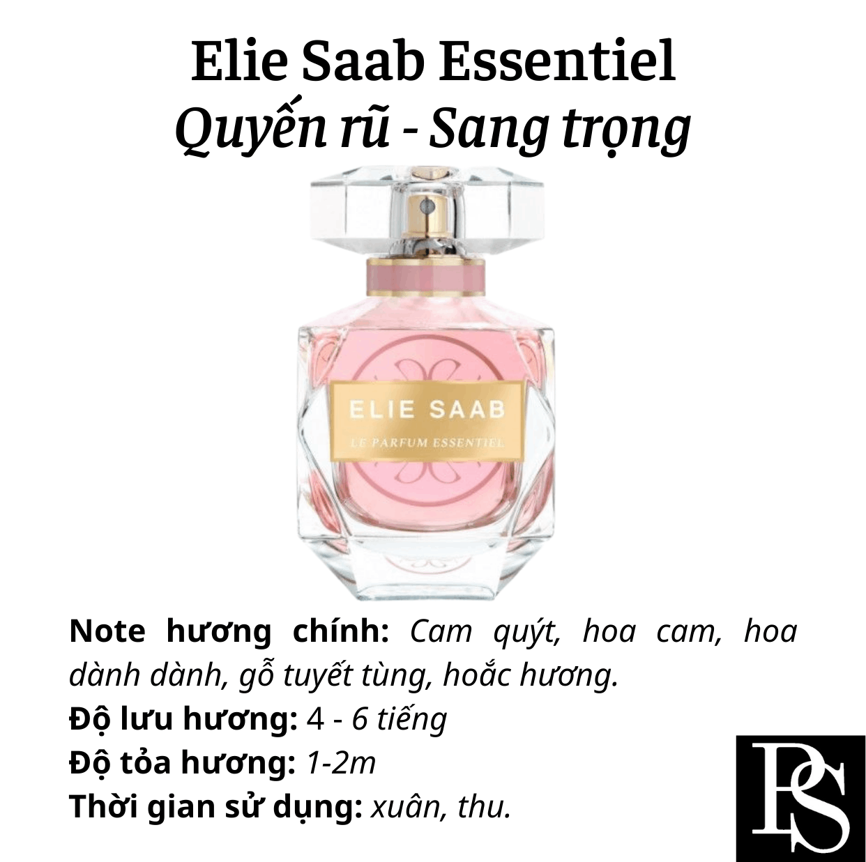 Nước hoa Nữ - Elie Saab Le Parfum Essentiel