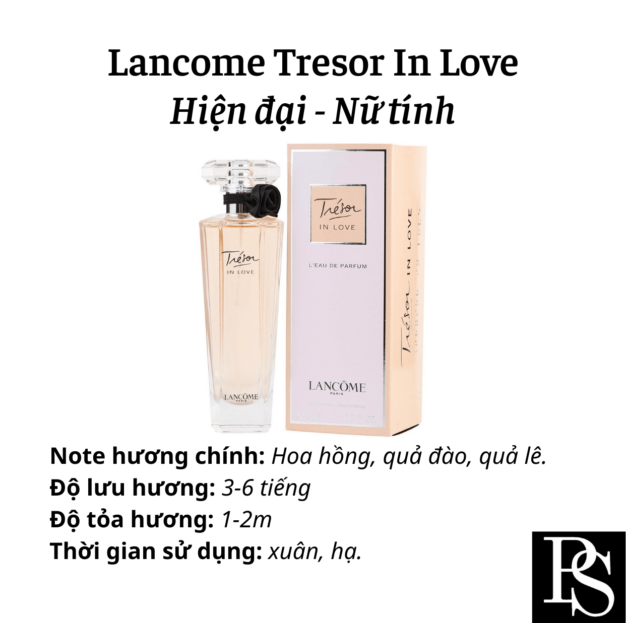 Nước hoa Nữ - Lancome Tresor in love EDP