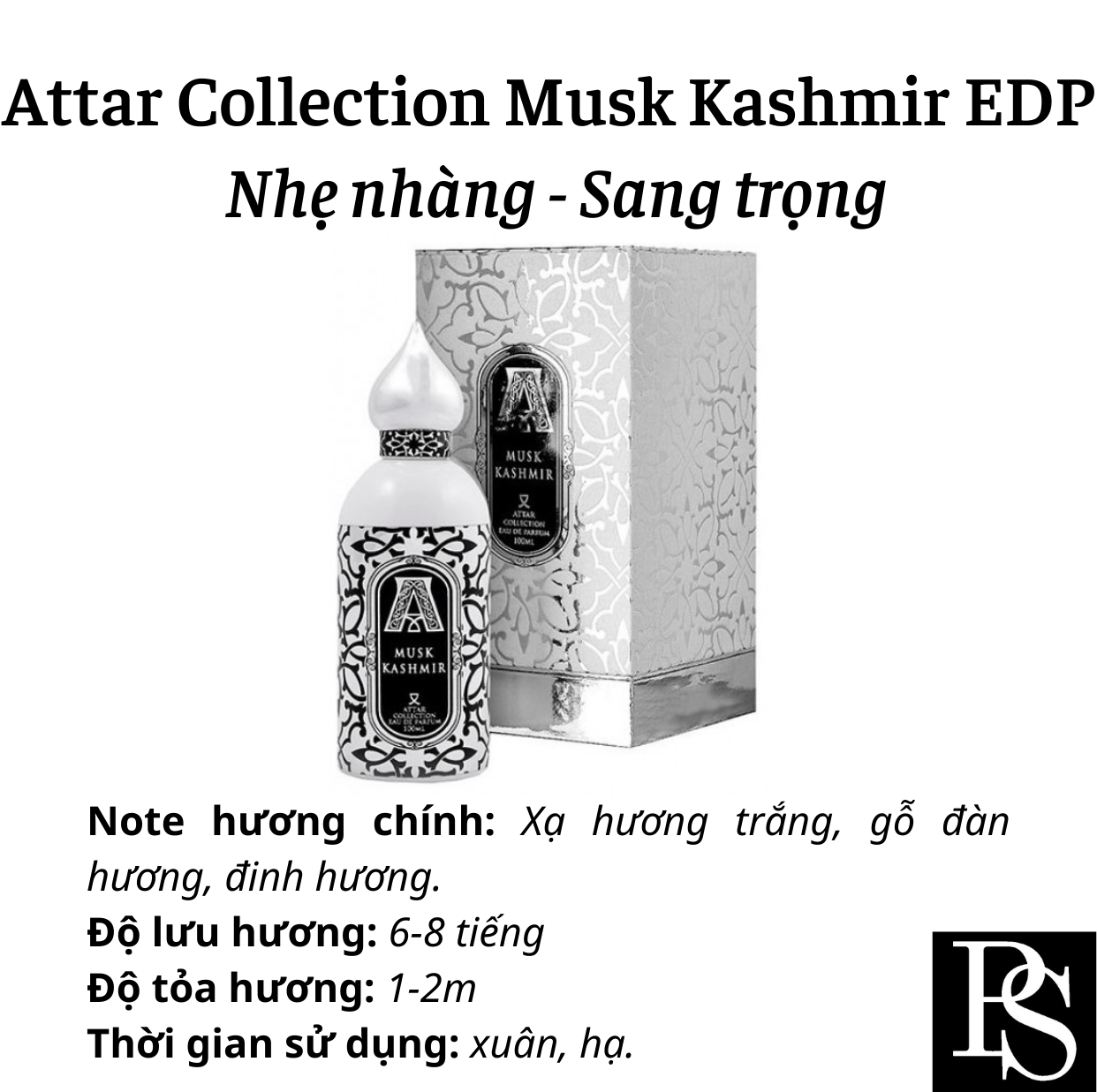 Nước hoa Nữ - Attar Musk Kashmir EDP