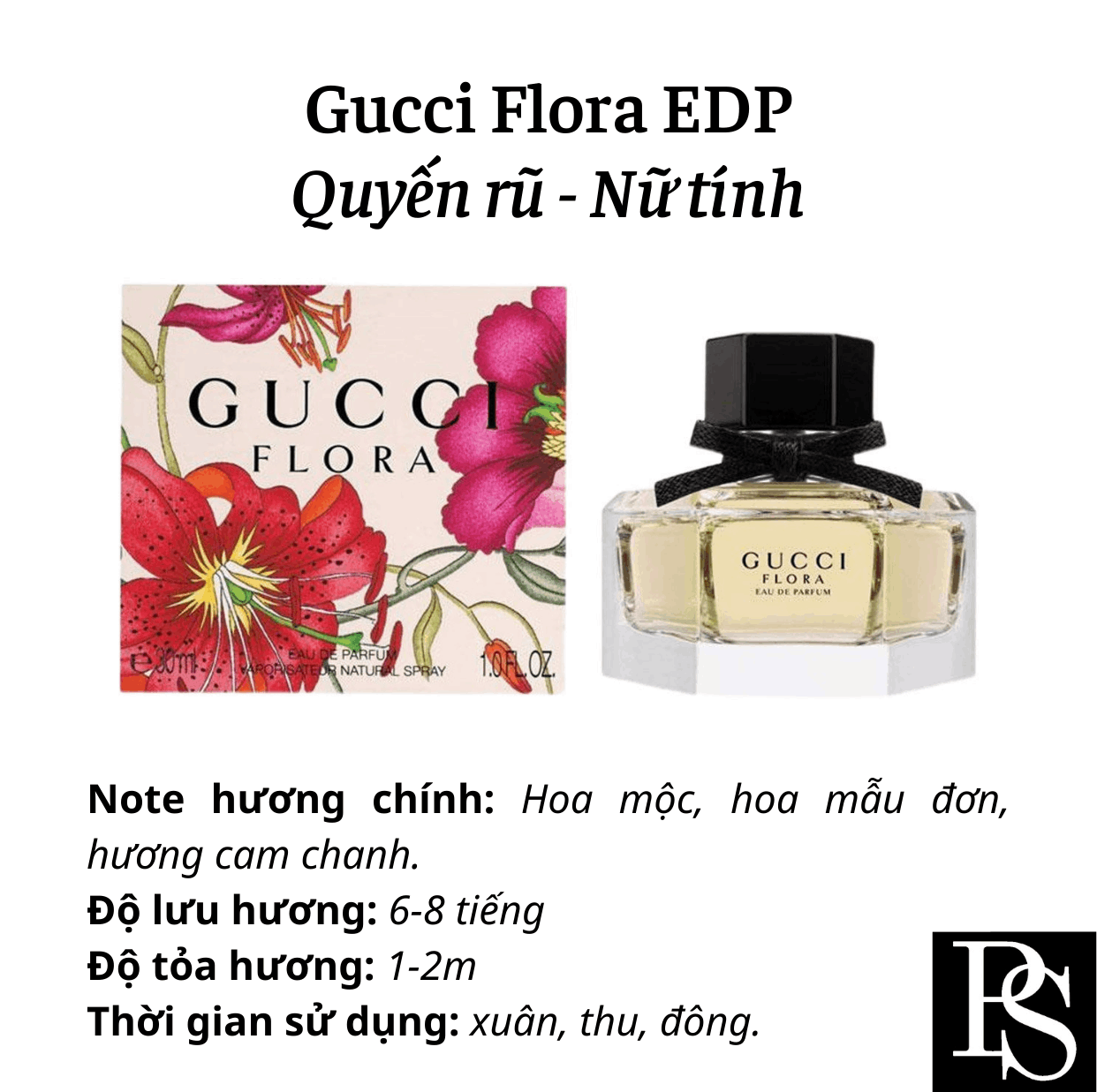 Nước hoa Nữ - Gucci Flora EDP