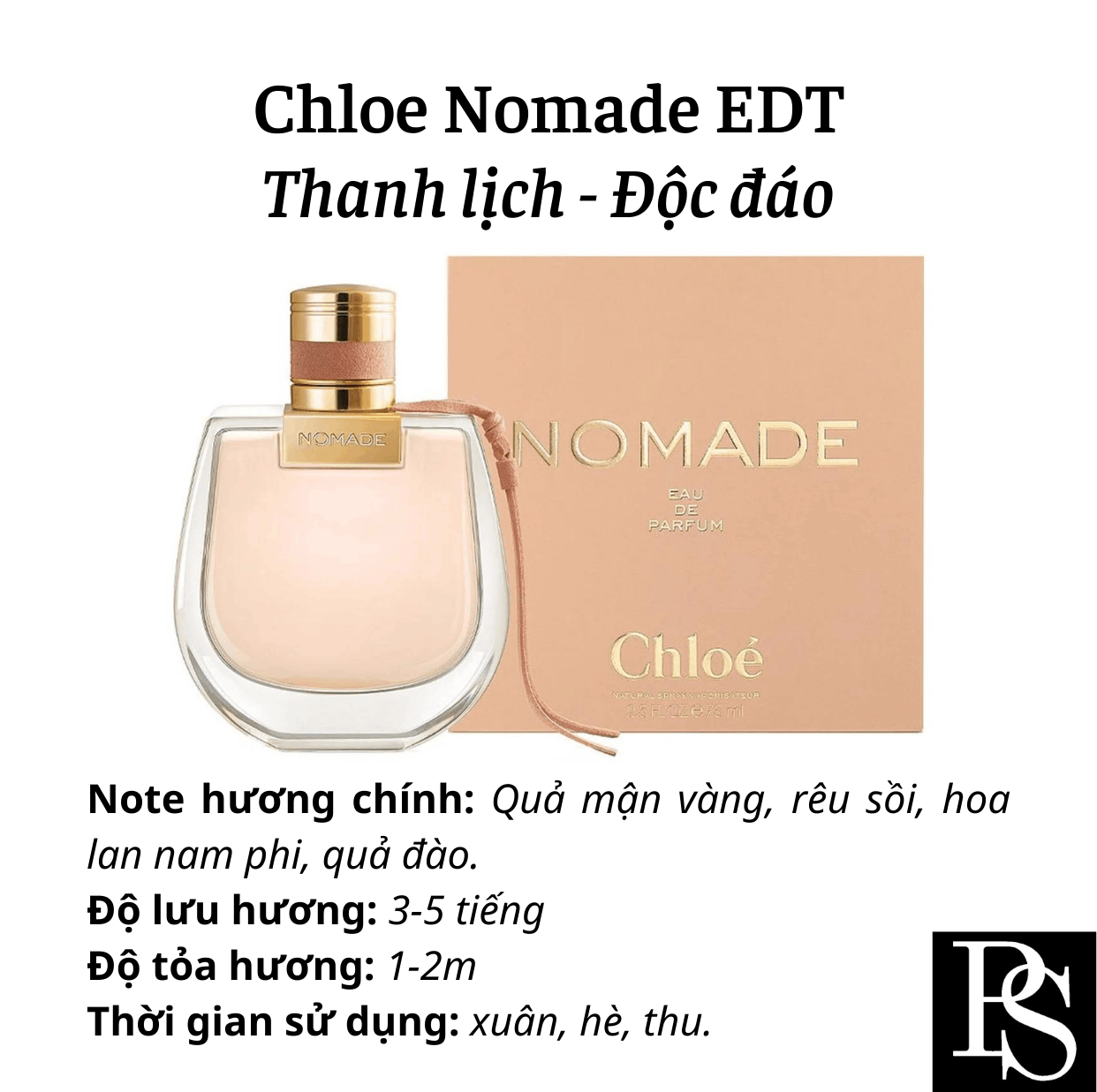 Nước hoa Nữ - Chloe Nomade EDP