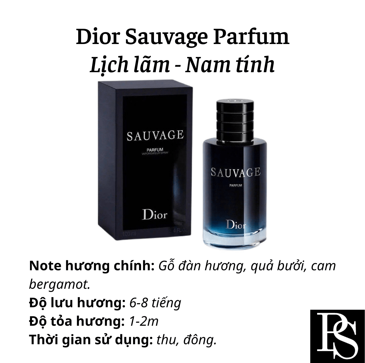 Nước hoa Nam - Dior Sauvage Parfum