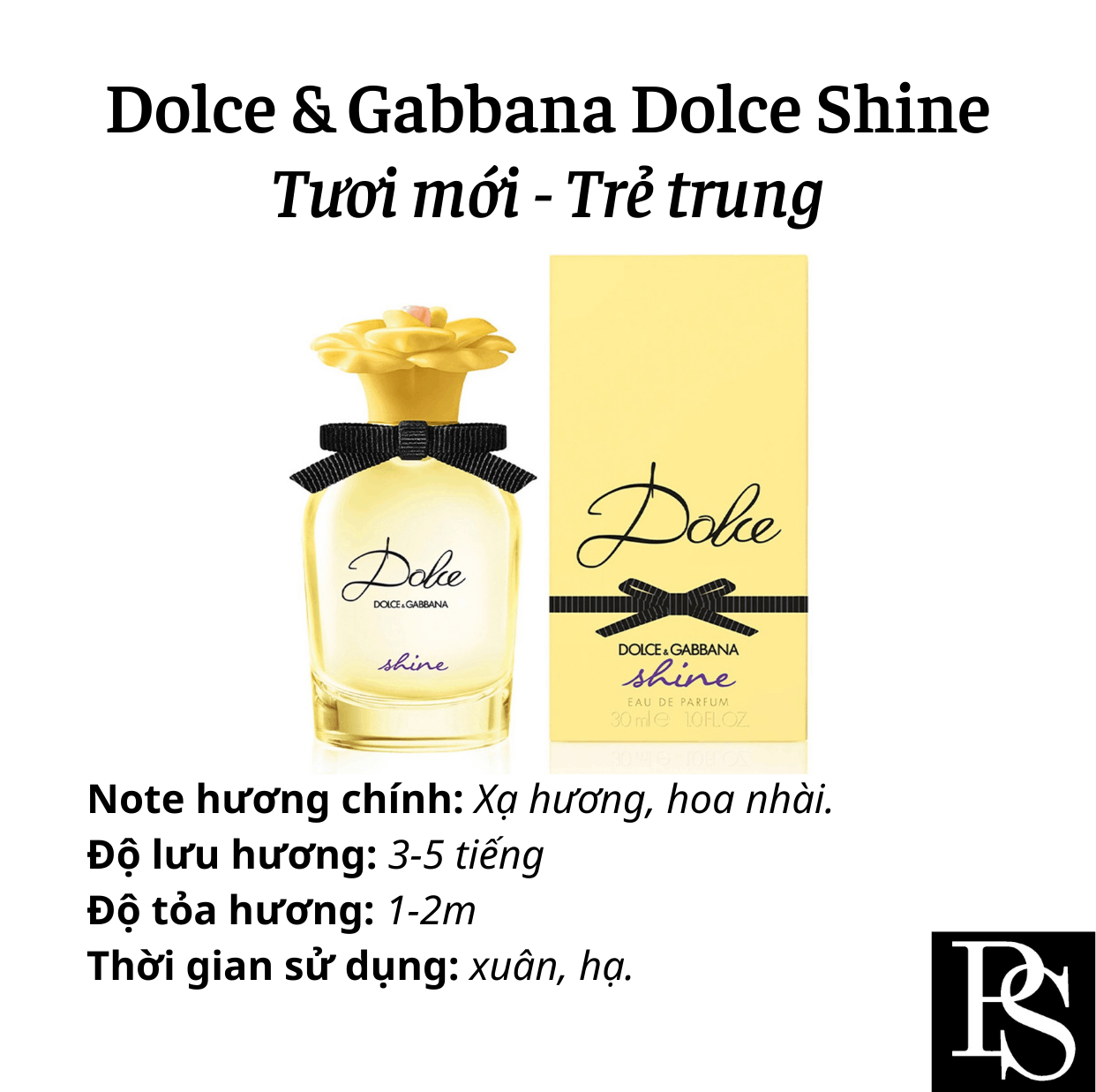 Nước hoa Nữ - DG Dolce Shine