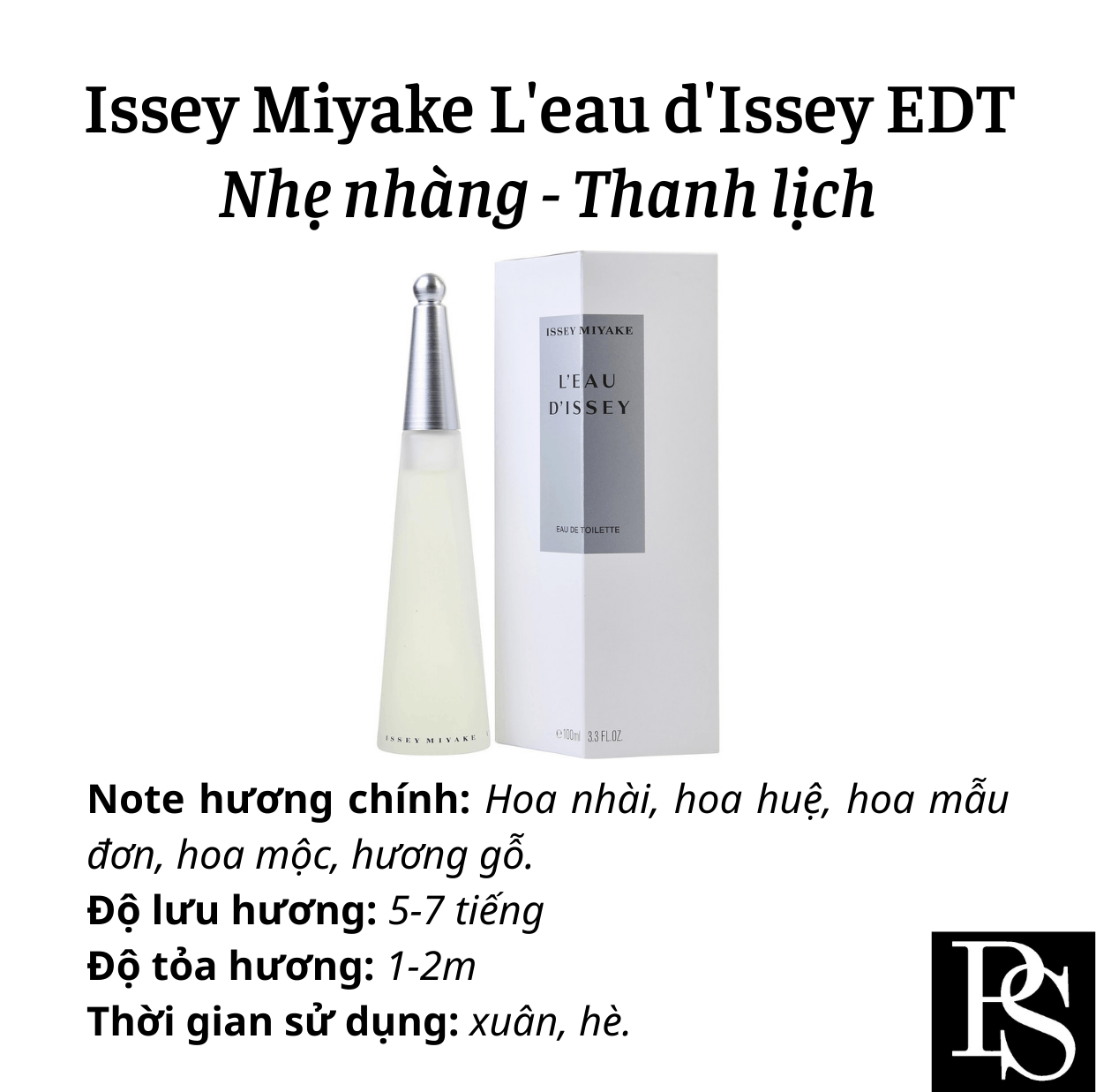 Nước hoa Nữ - Issey Miyake L'eau d'Issey EDT