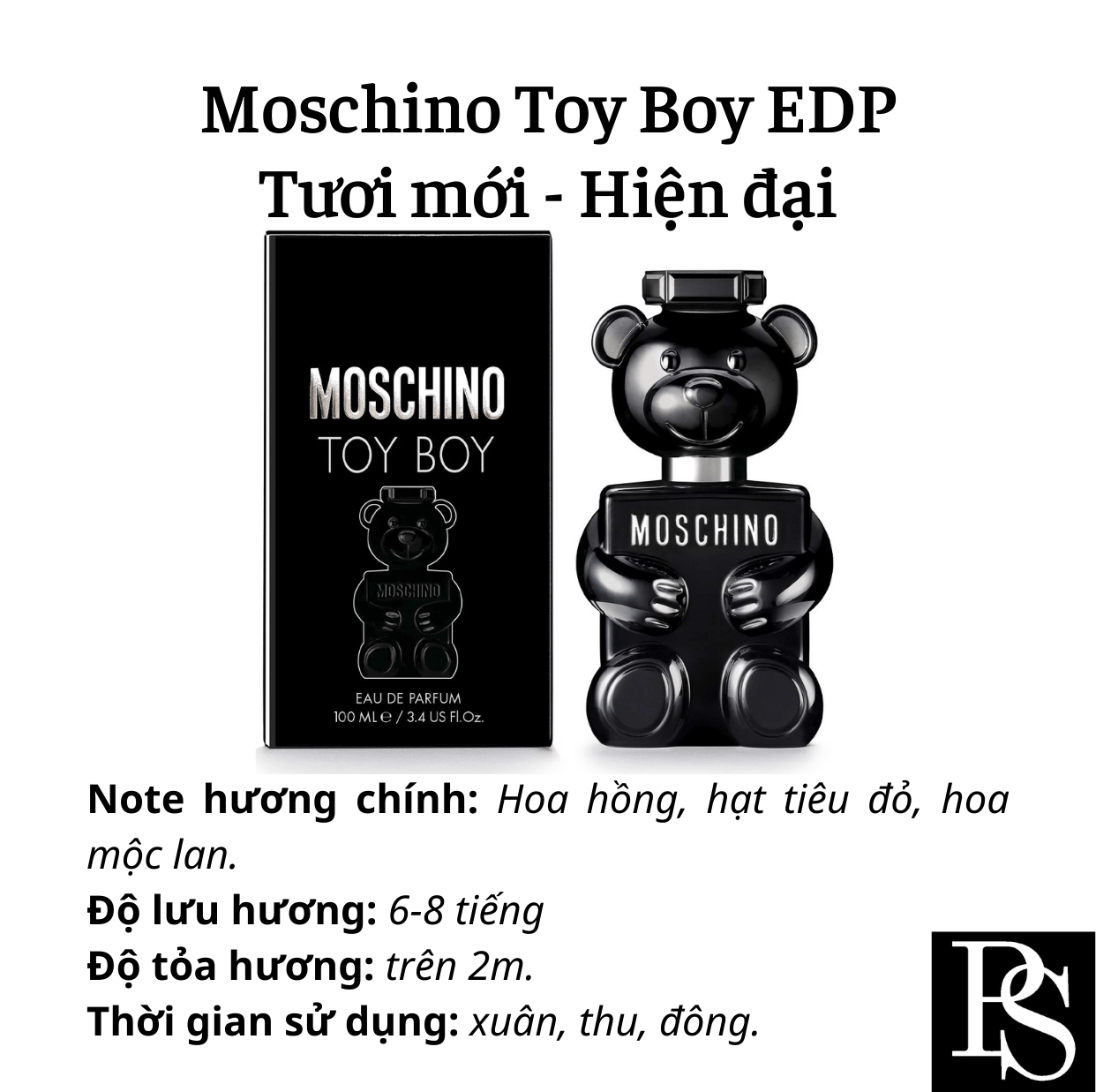 Nước hoa Nam - Moschino Toy Boy EDP