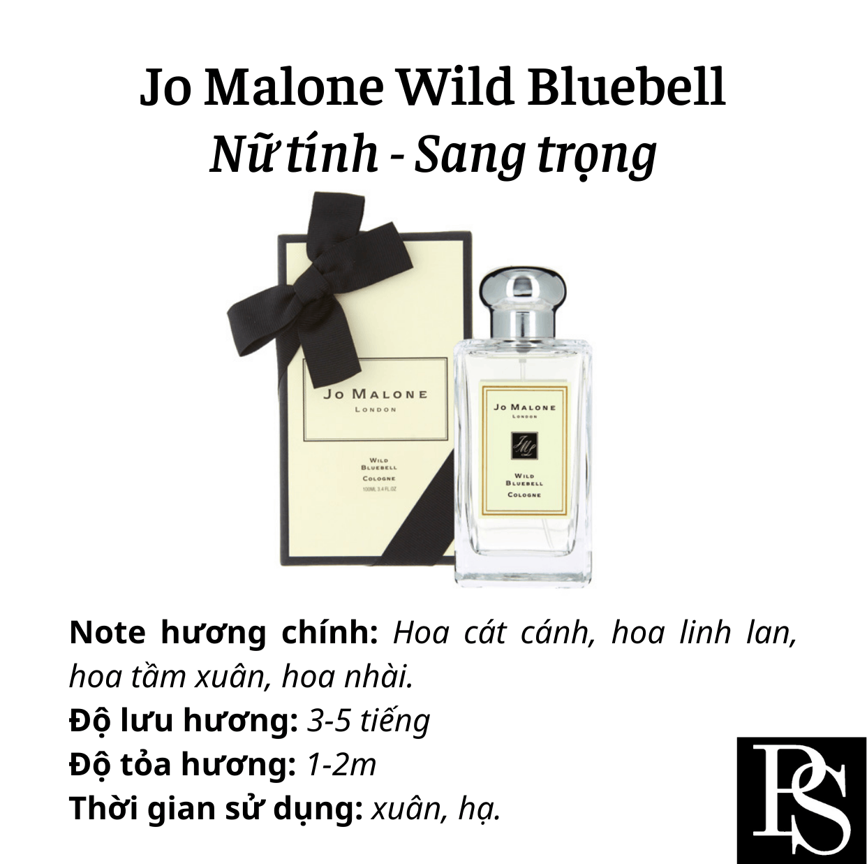 Nước hoa Niche - Jo Malone Wild Bluebell