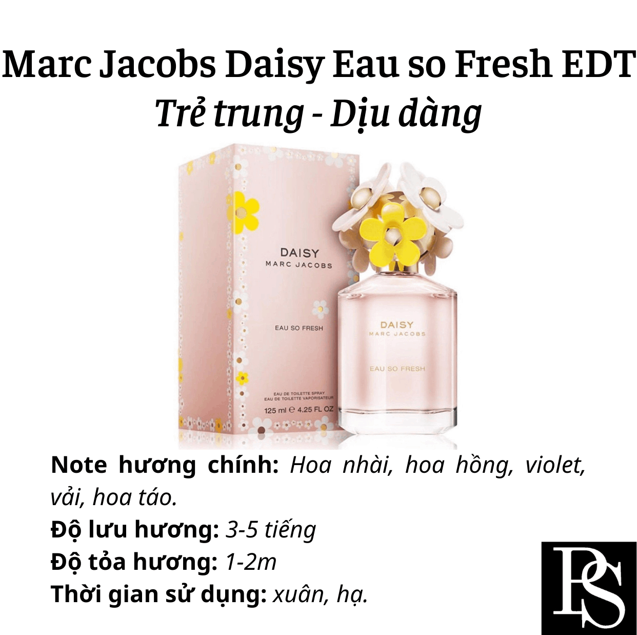 Nước hoa Nữ - Marc Jacobs Daisy Eau so Fresh EDT