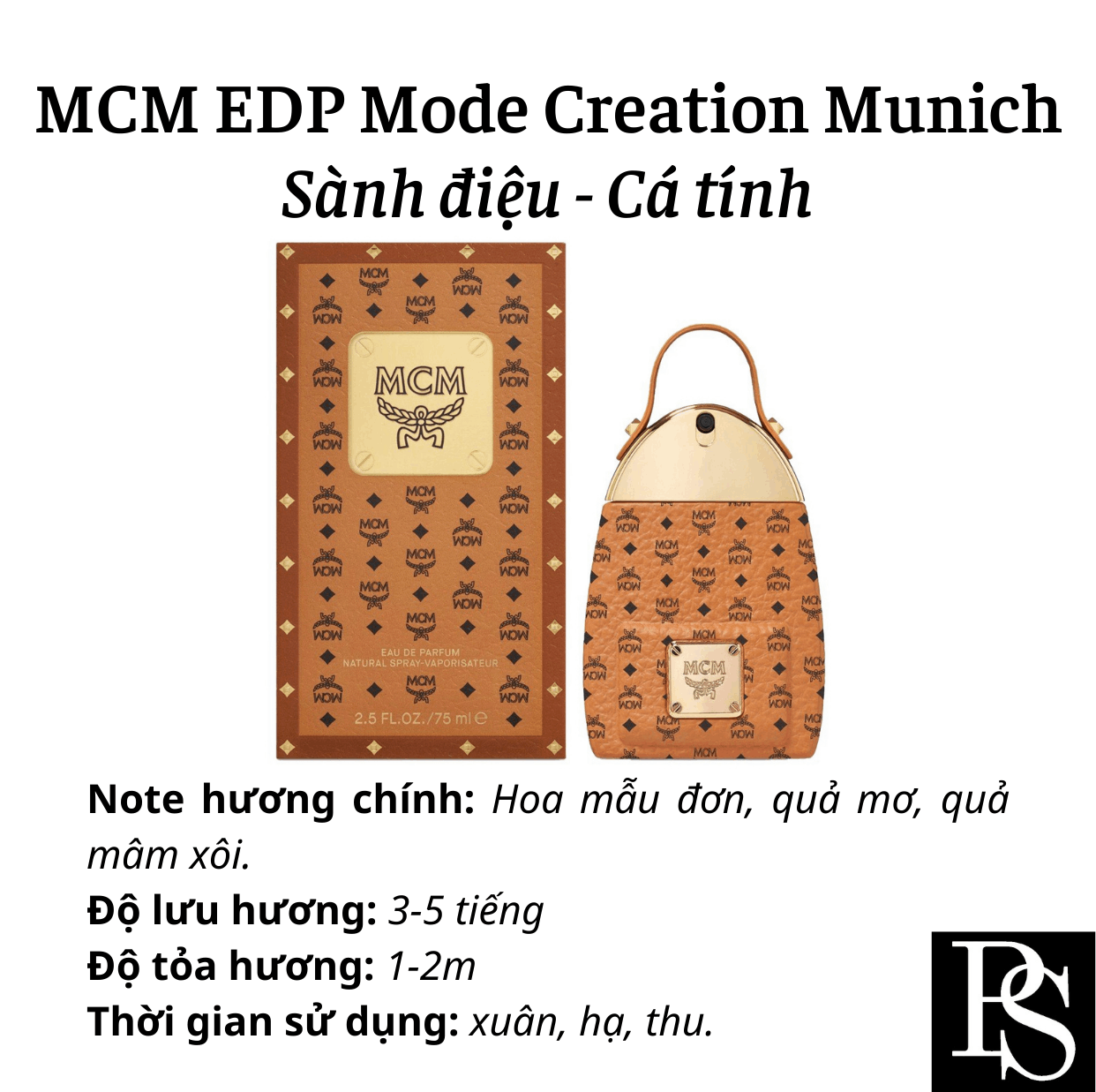 Nước hoa Nữ - MCM Eau De Parfum Mode Creation Munich EDP