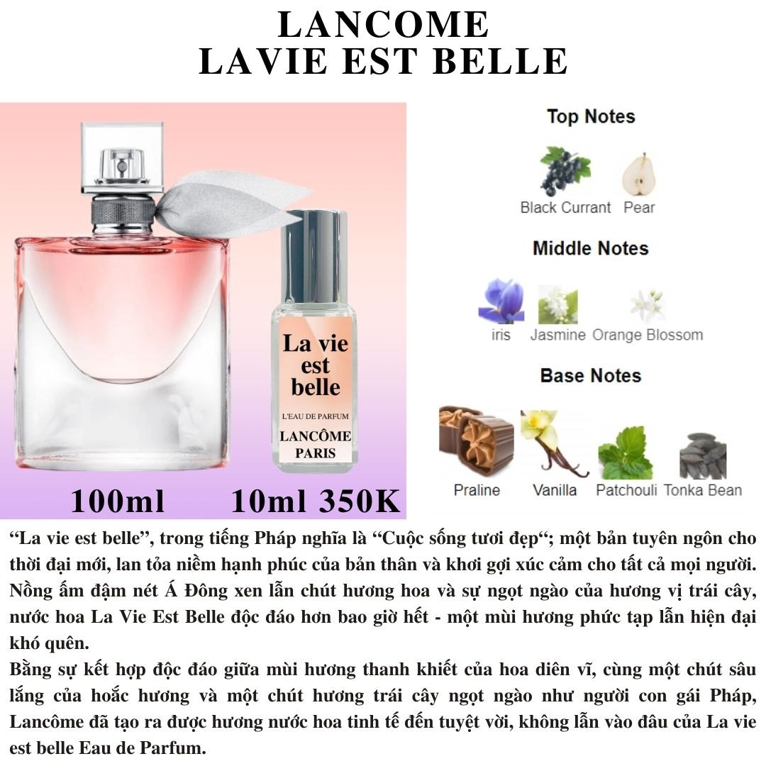 Nước hoa Nữ - Lancome La Vie Est Belle EDP