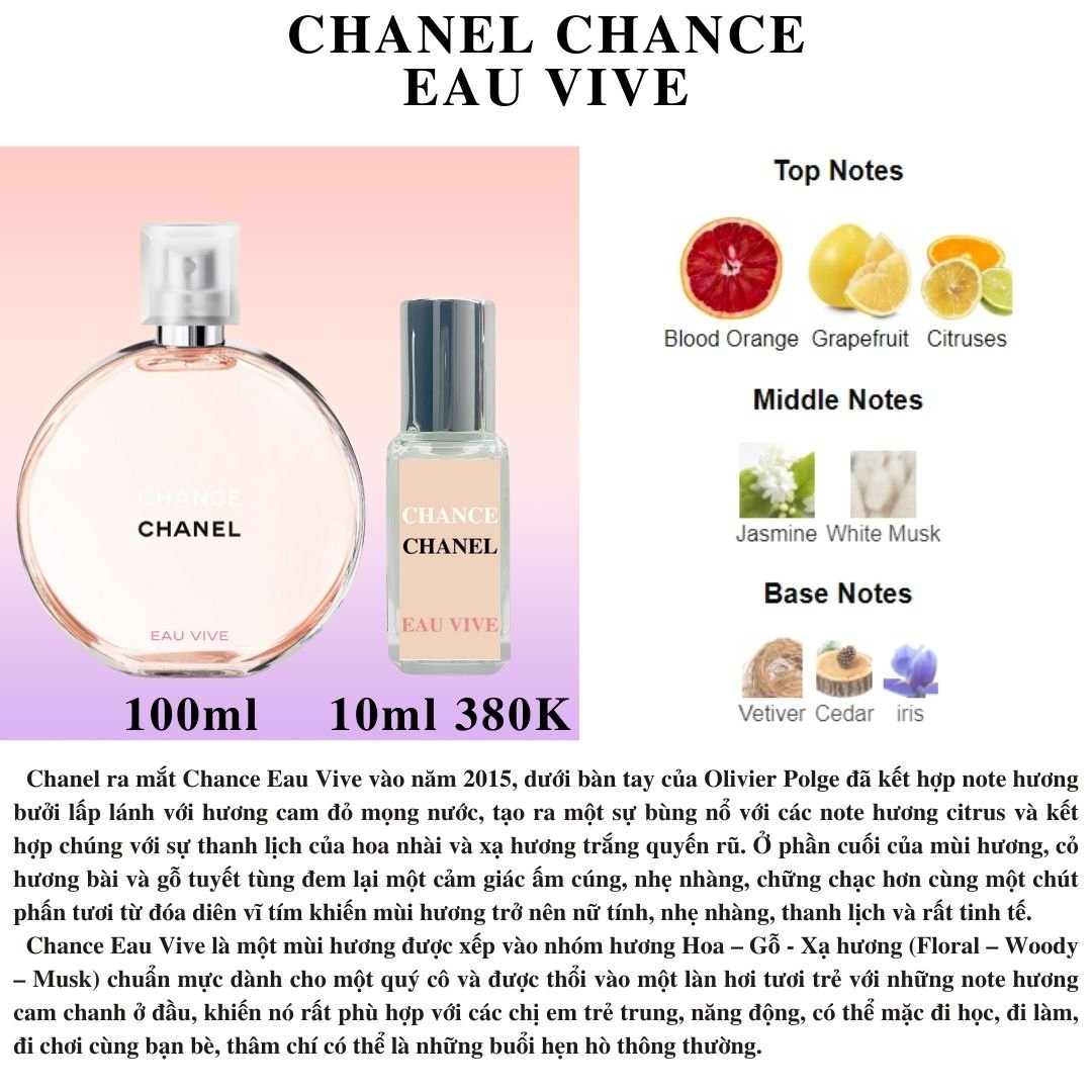 CHANEL Collection - Chiết 10ml