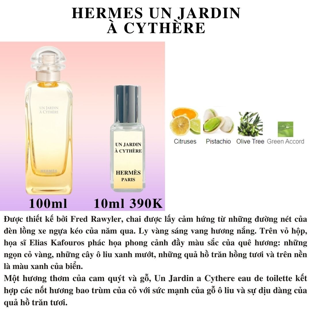 Hermes Collection - Chiết 10ml