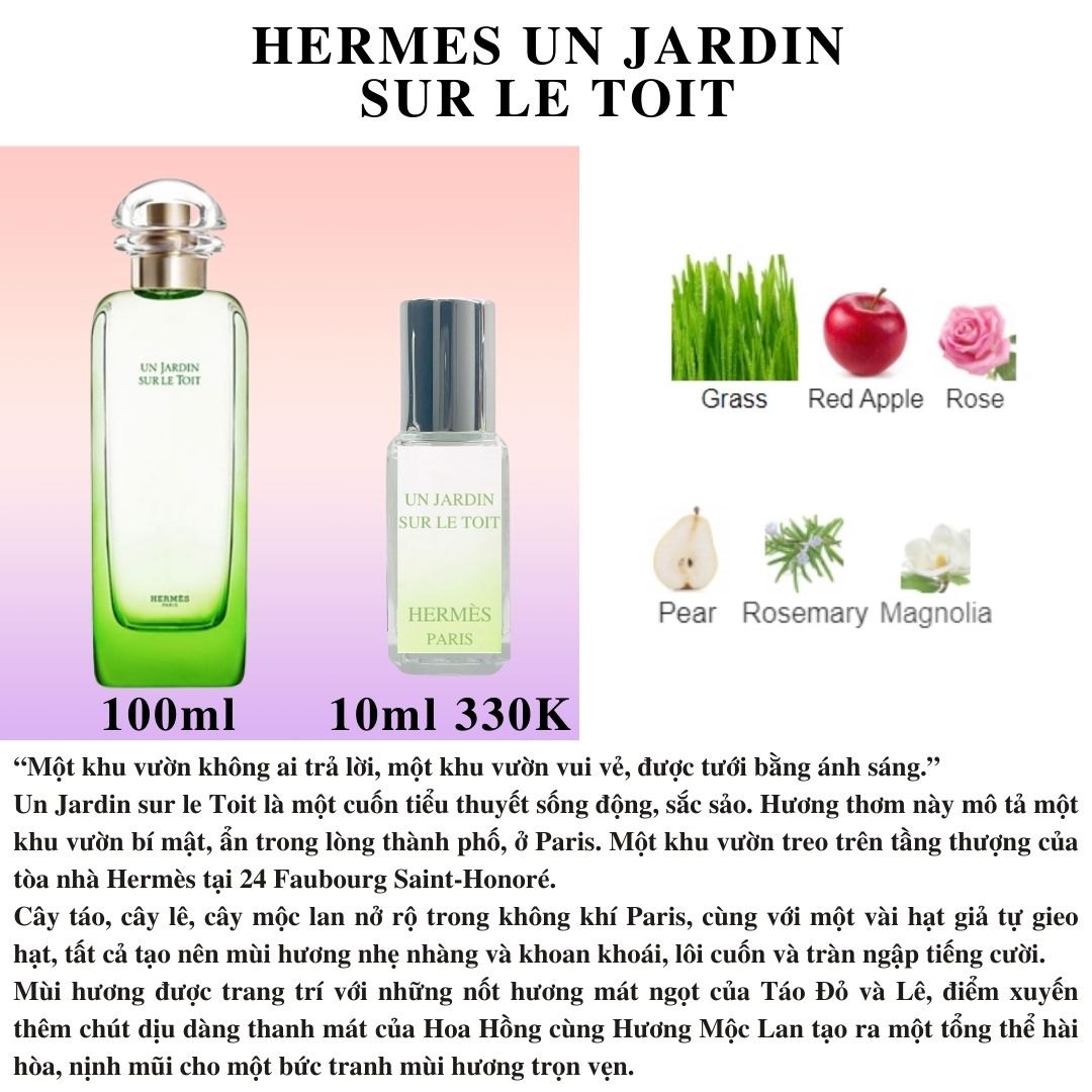 Hermes Collection - Chiết 10ml