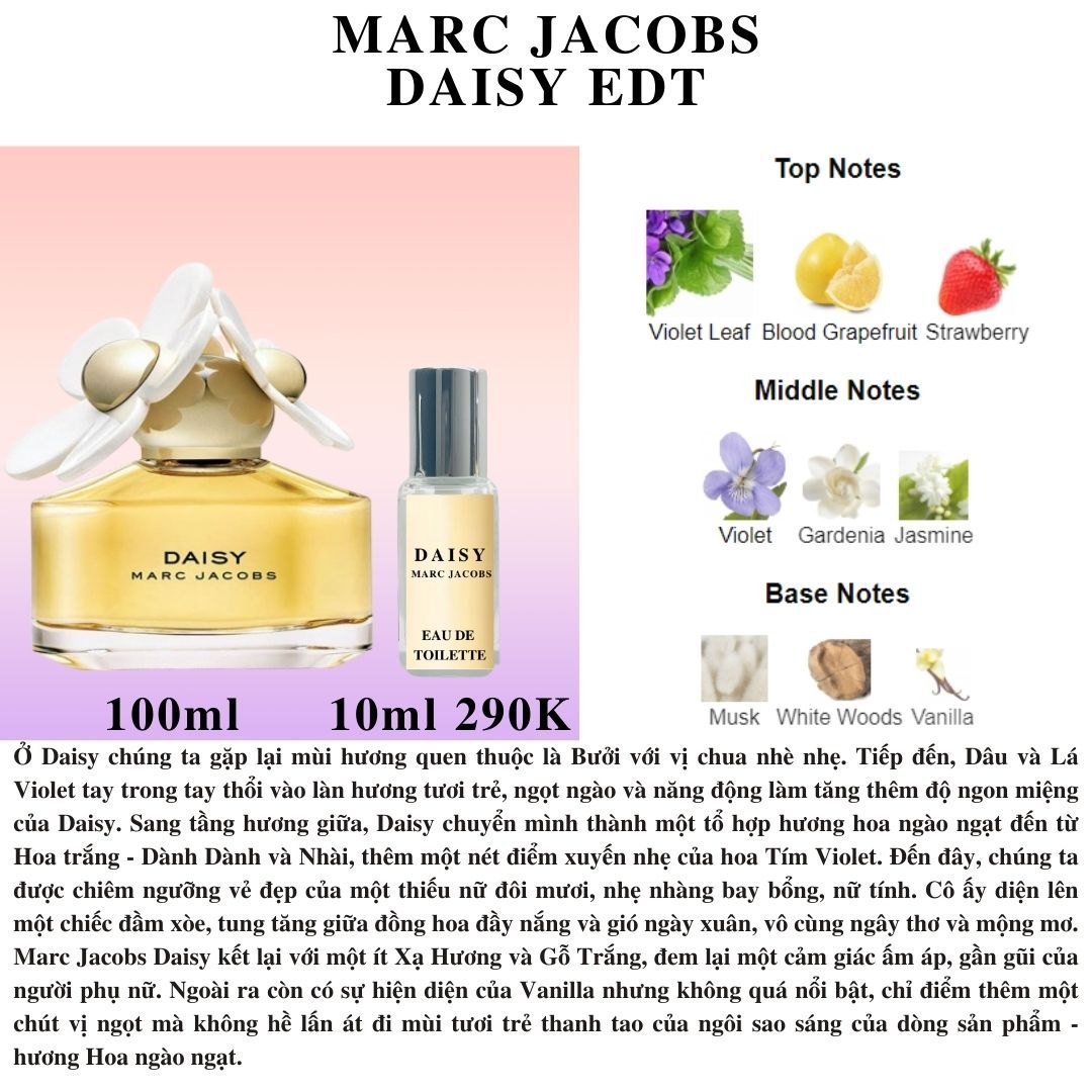 Nước hoa Nữ - Marc Jacobs Daisy EDT