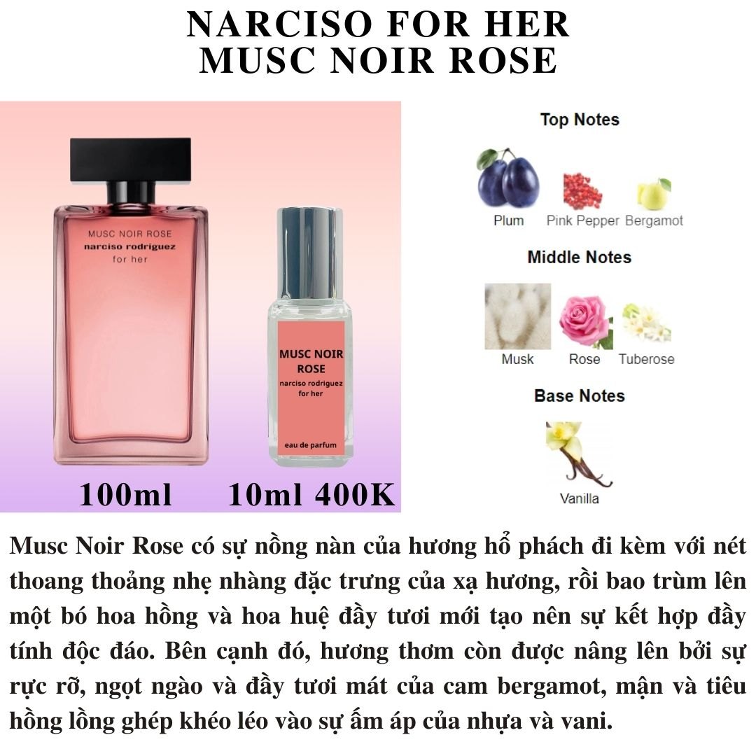 Narciso Rodriguez Collection - Chiết 10ml