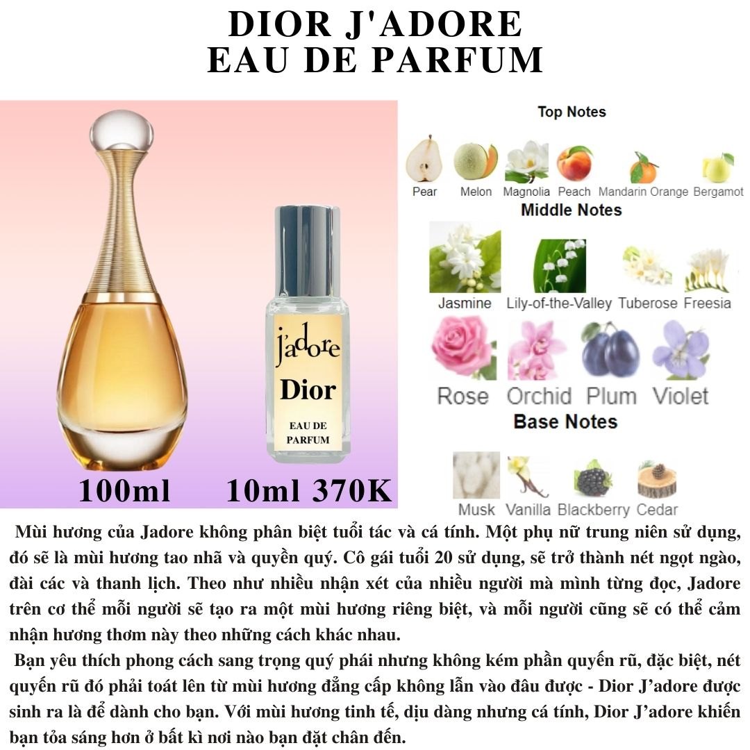 DIOR Collection - Chiết 10ml