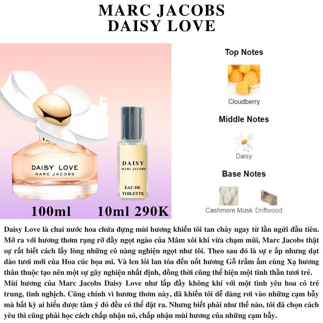 Marc Jacobs Collection - Chiết 10ml