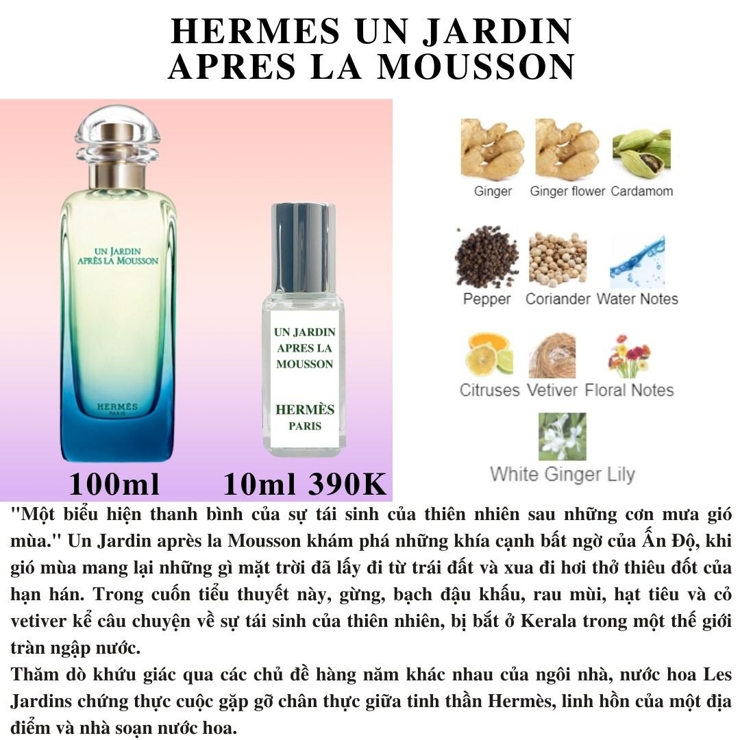 Hermes Collection - Chiết 10ml