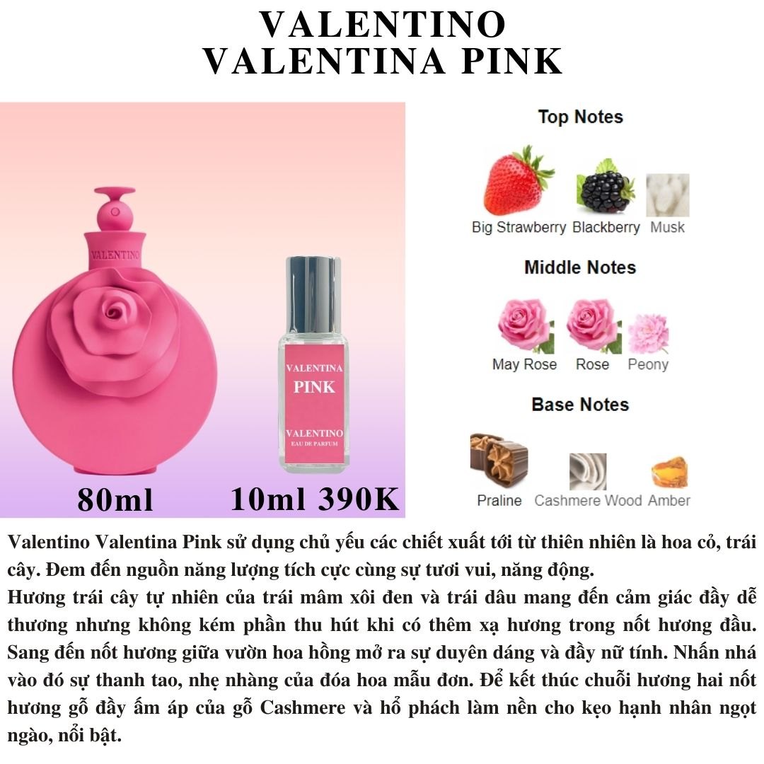 Nước hoa Nữ - Valentino Valentina Pink EDP