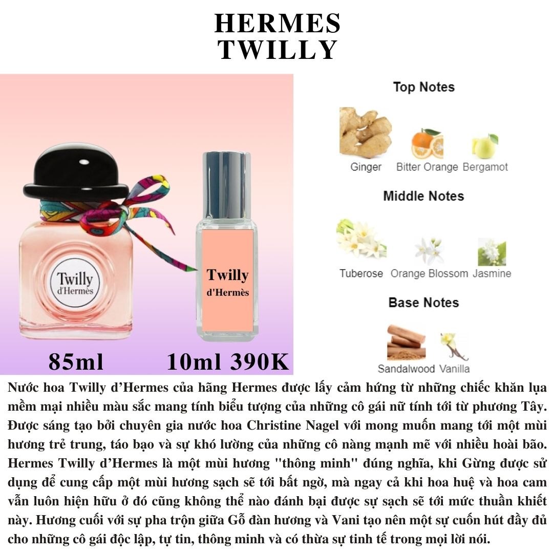 Hermes Collection - Chiết 10ml