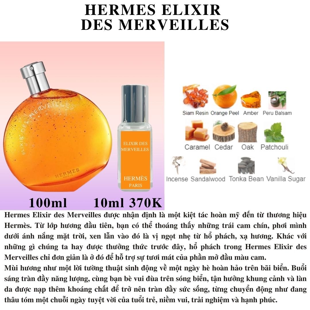 Hermes Collection - Chiết 10ml