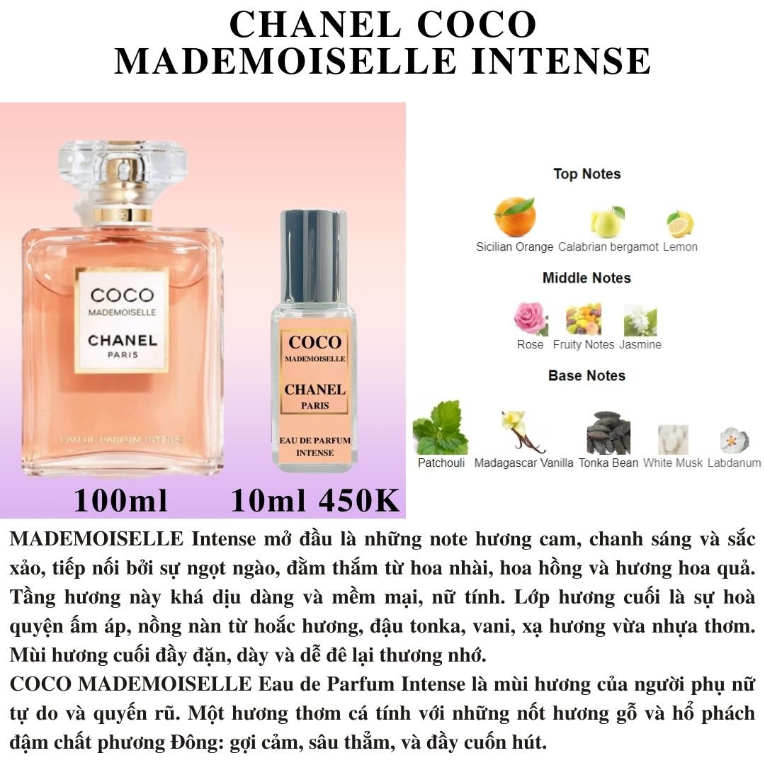 Nước hoa Nữ - Chanel Coco Mademoiselle Intense EDP