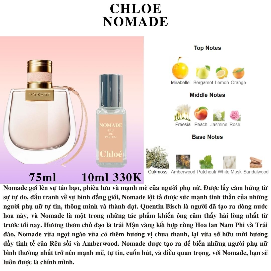 Nước hoa Nữ - Chloe Nomade EDP