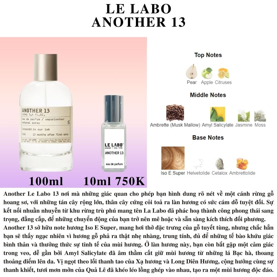 Le Labo Collection - Chiết 10ml