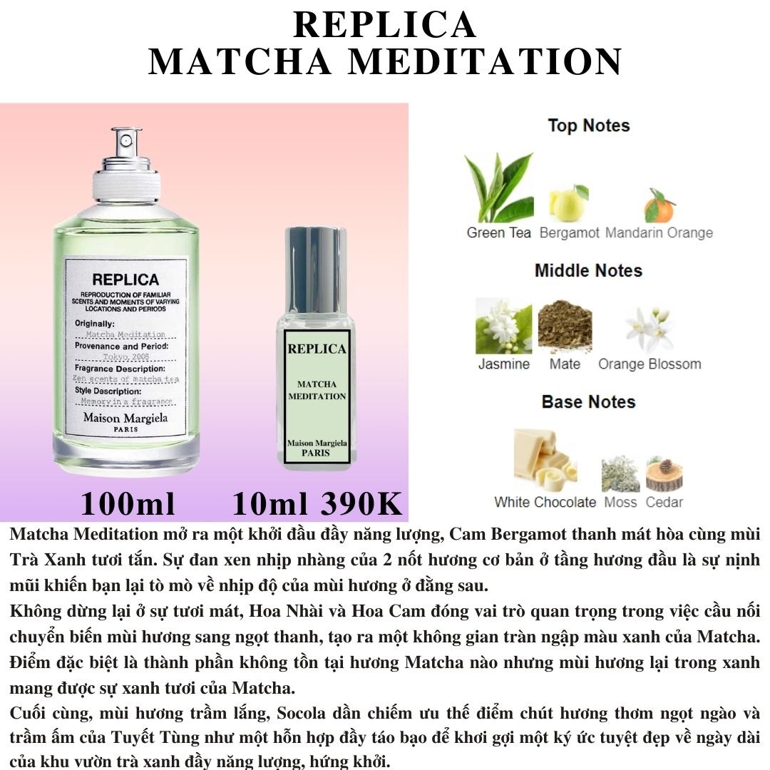 Nước hoa Niche - Maison Martin Margiela Replica Matcha Meditation EDT