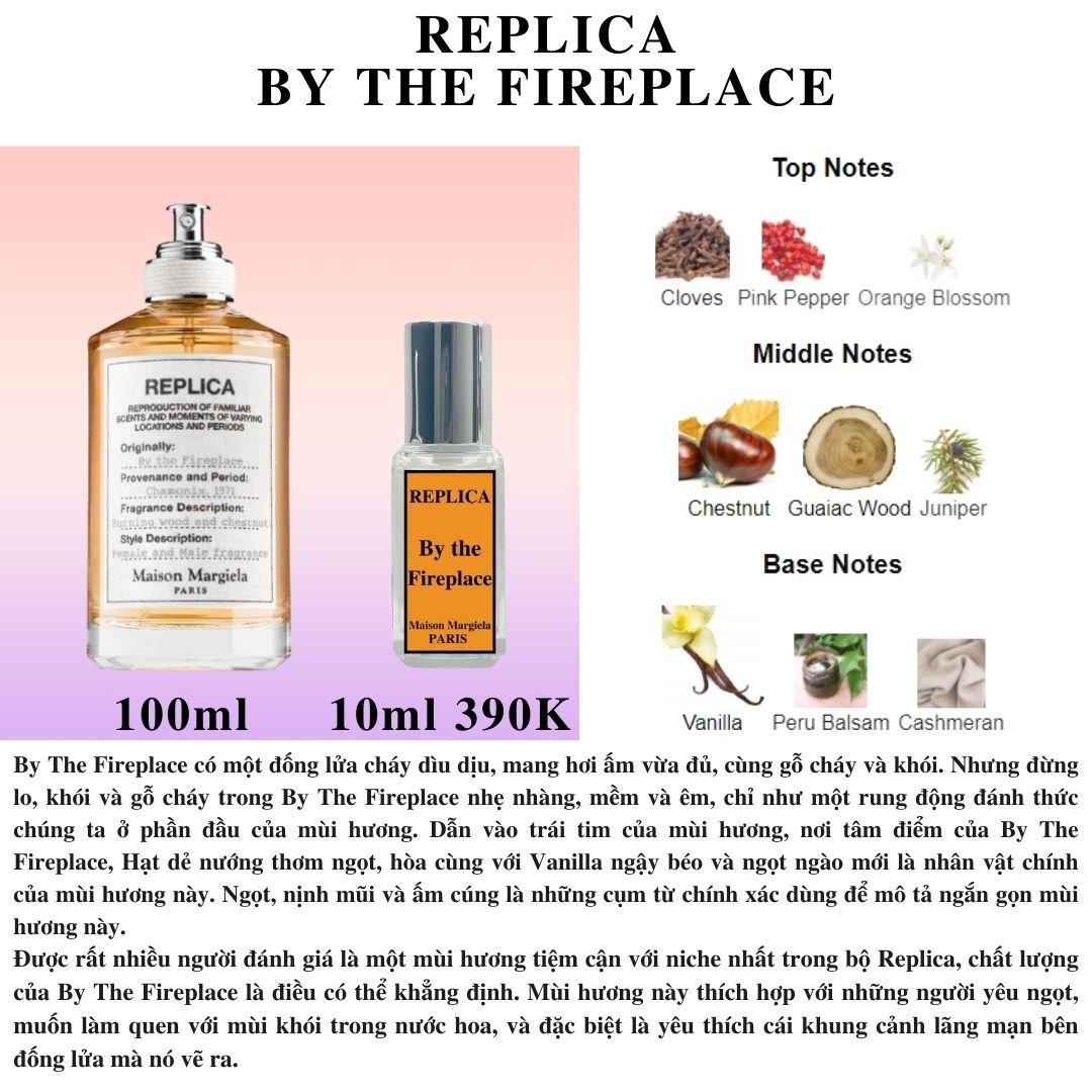 Nước hoa Niche - Maison Martin Margiela Replica By The Fireplace EDT