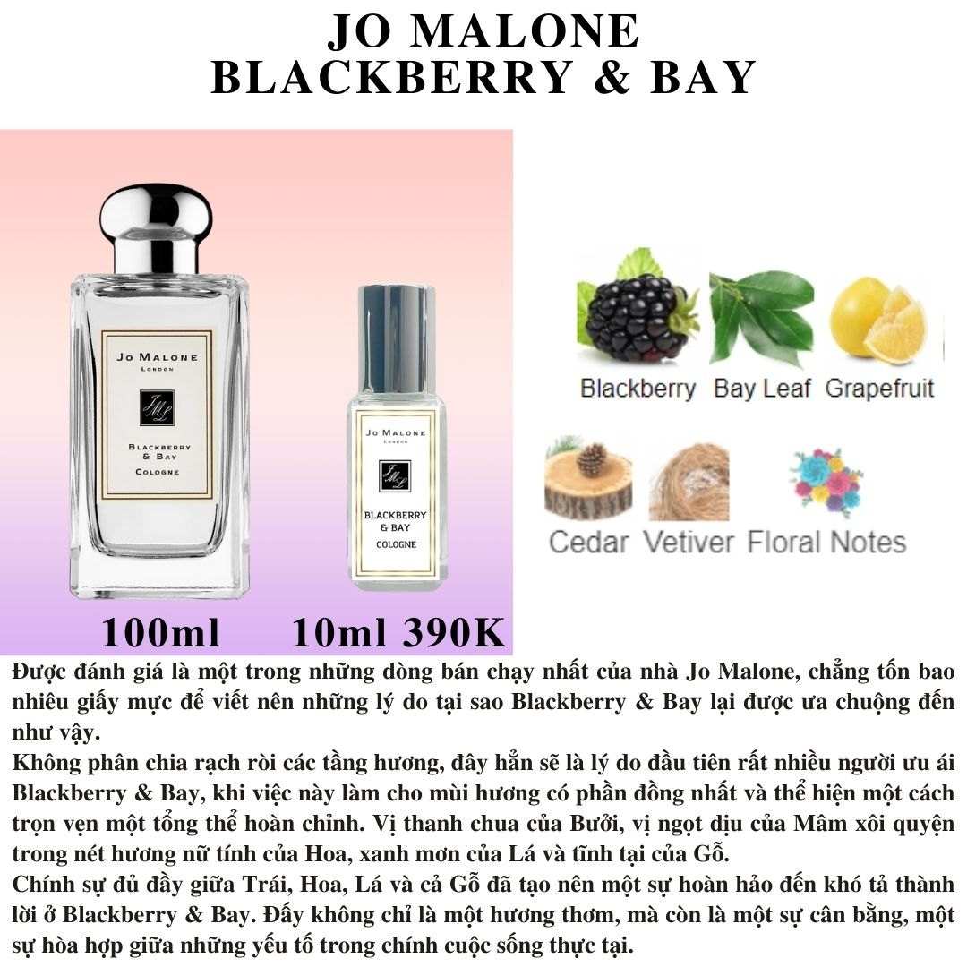 Jo Malone Collection - Chiết 10ml