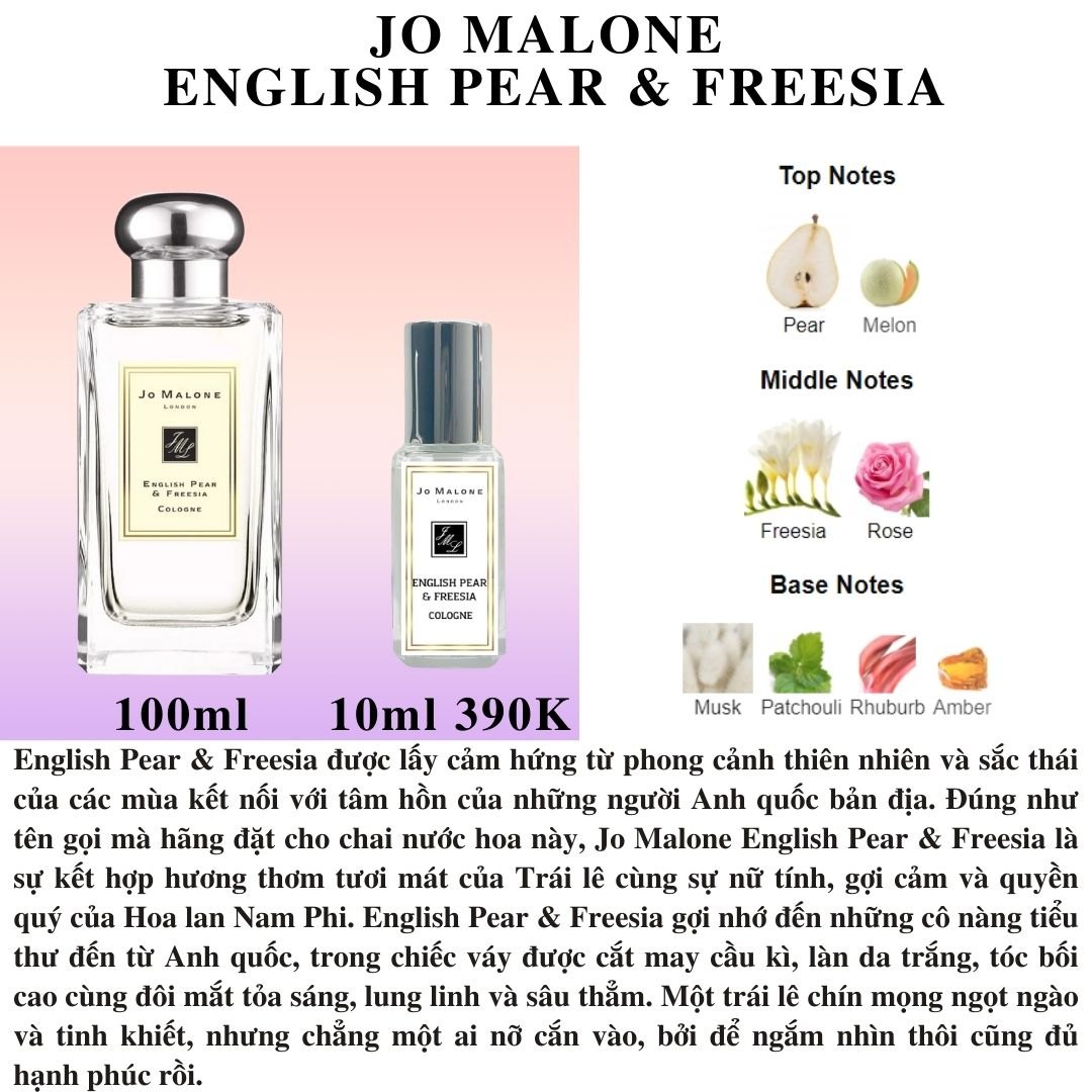 Jo Malone Collection - Chiết 10ml