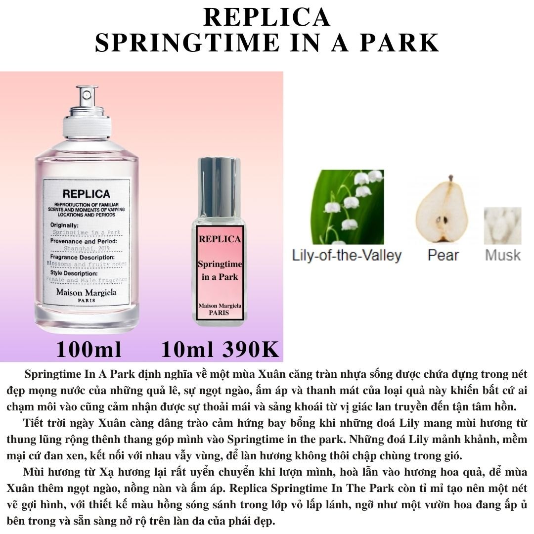 Nước hoa Niche - Maison Martin Margiela Replica Springtime In A Park EDT