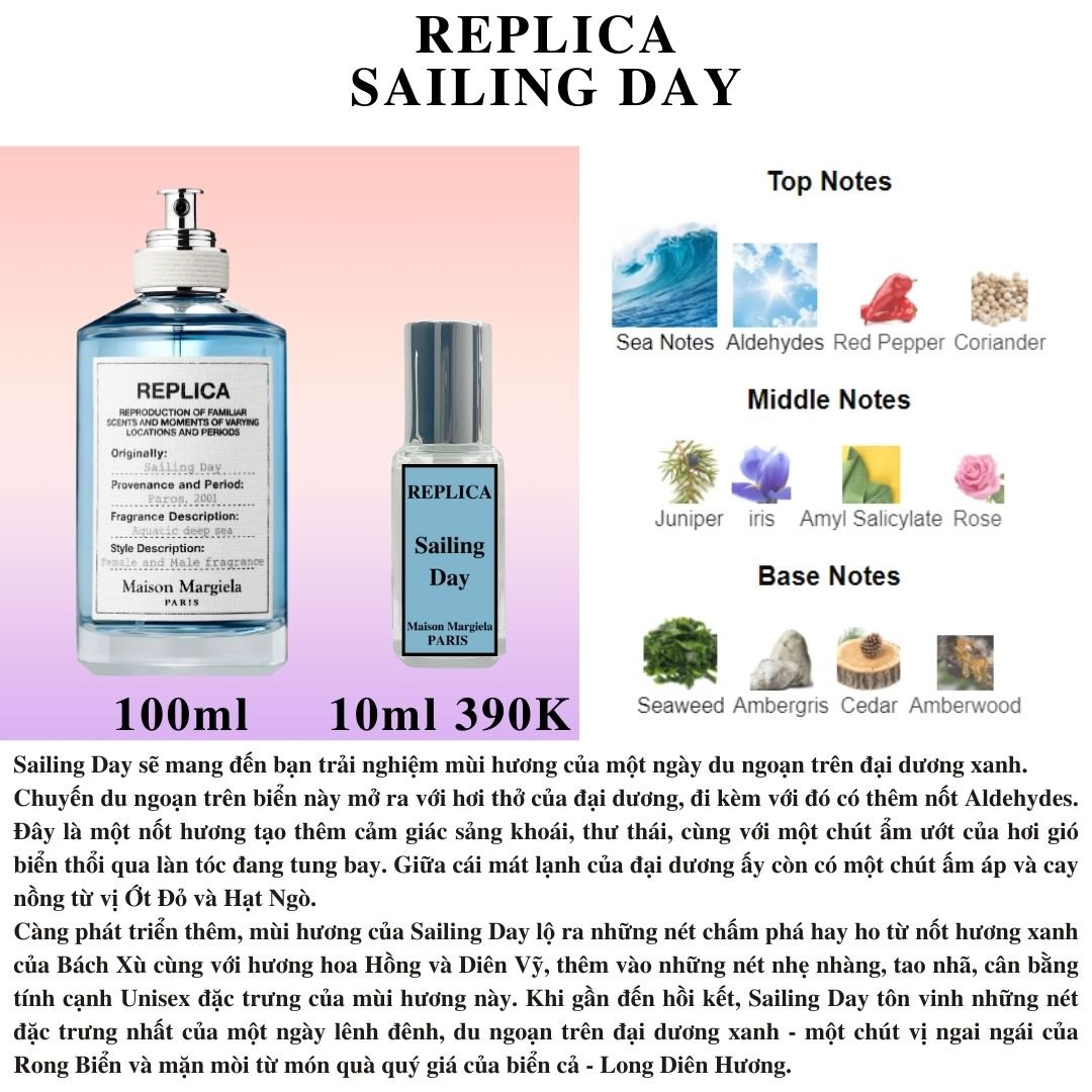 Nước hoa Niche - Maison Martin Margiela Replica Sailing Day EDT