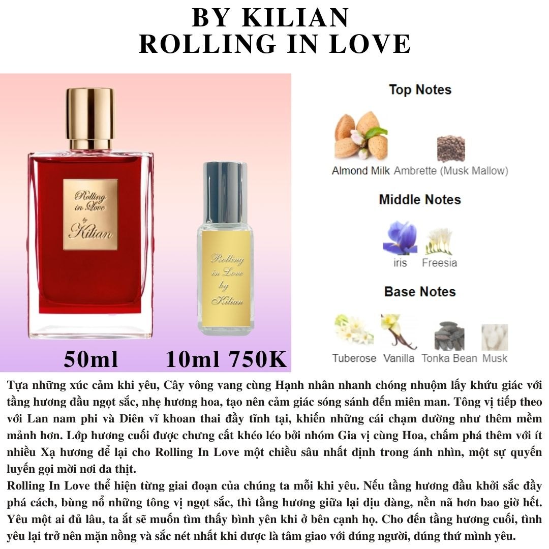 Nước hoa Niche - By Kilian Rolling In Love