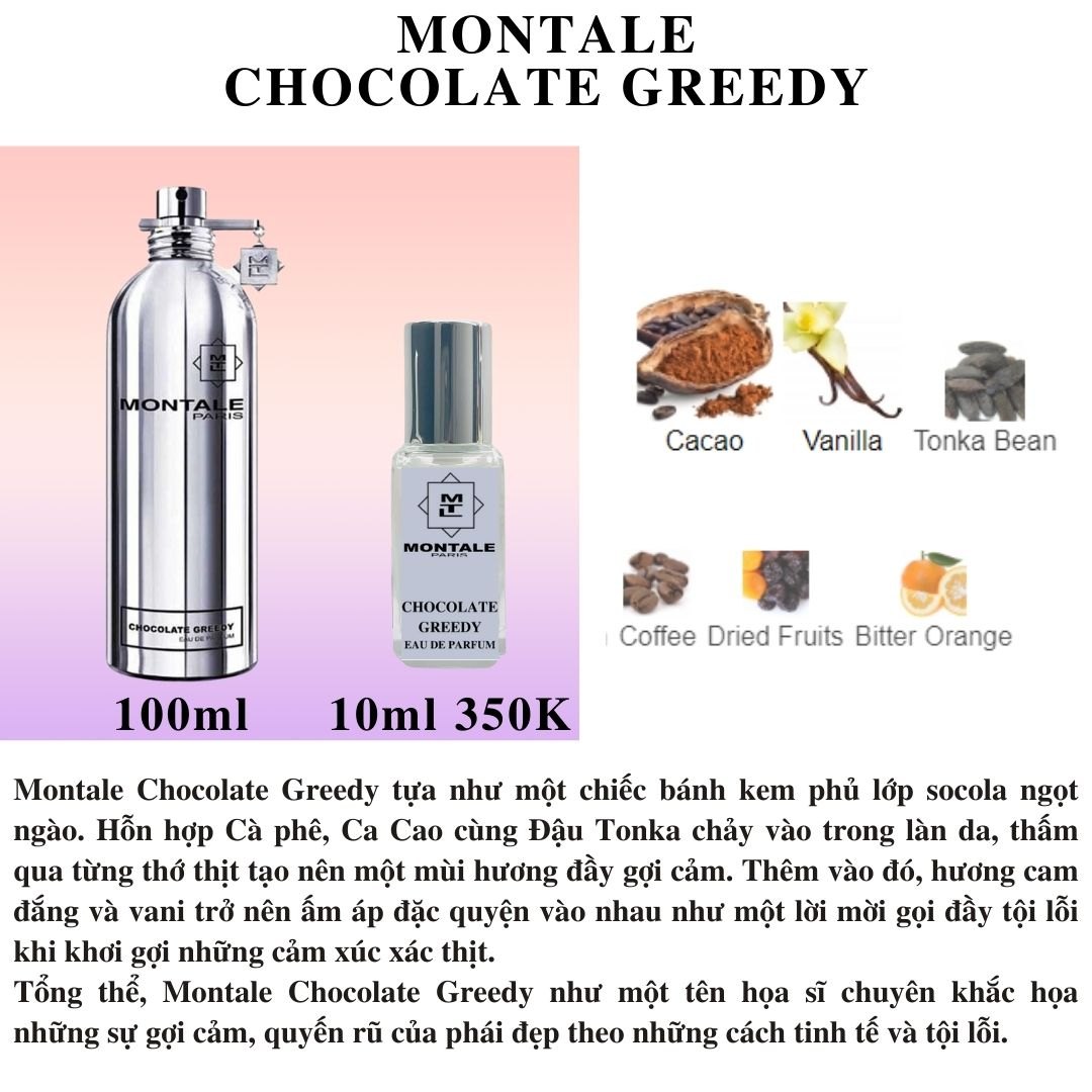 Nước hoa Niche - Montale Chocolate Greedy EDP