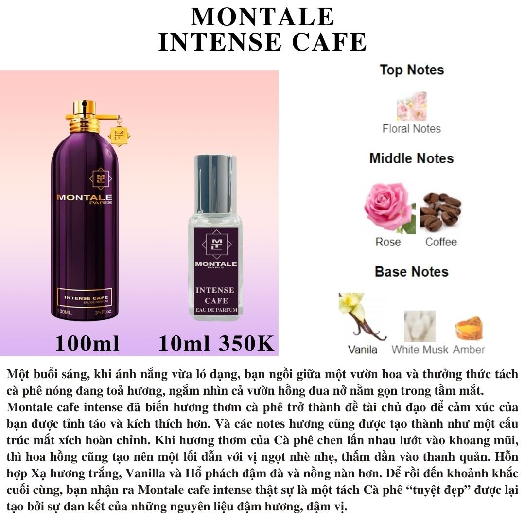 Nước hoa Niche - Montale Paris Intense Cafe EDP