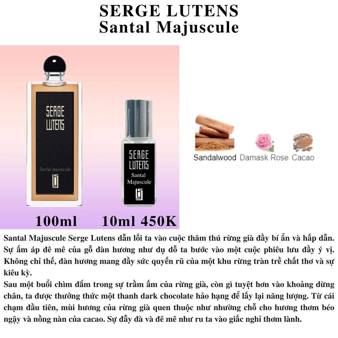 Serge Lutens Collection - Chiết 10ml