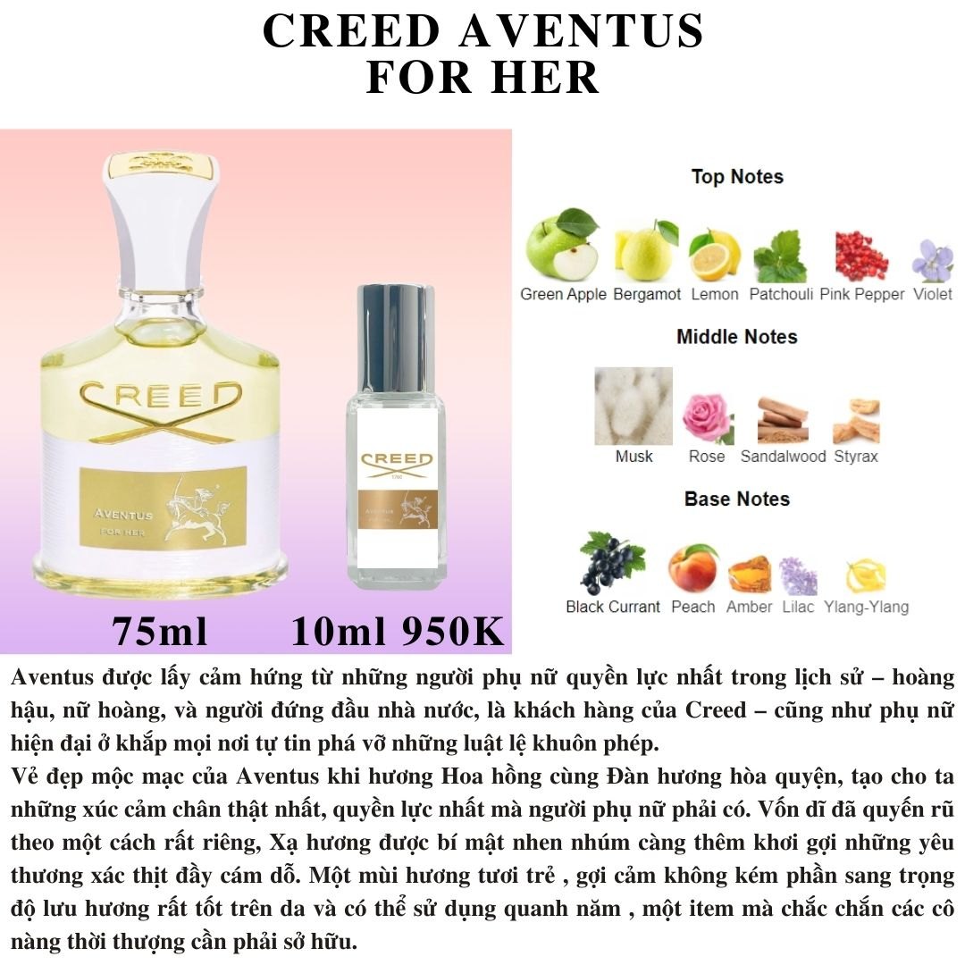 Nước hoa Niche - Creed Aventus For Her EDP