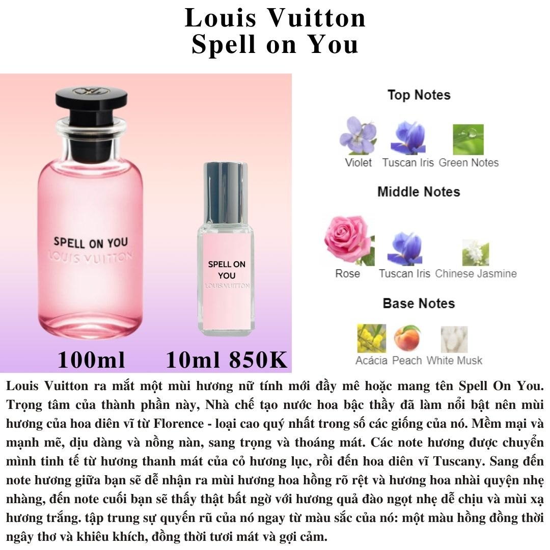 Nước hoa Niche - Louis Vuitton Spell On You