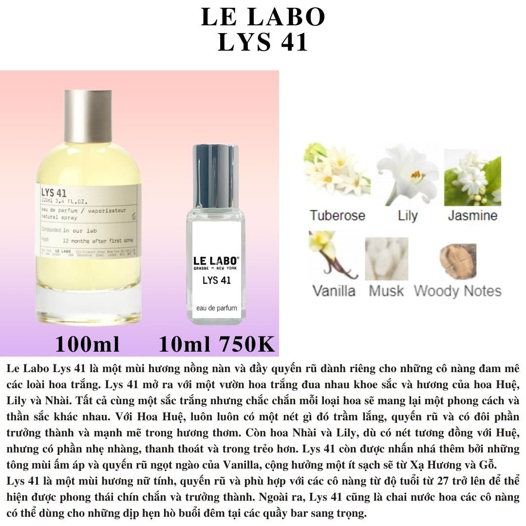 Le Labo Collection - Chiết 10ml