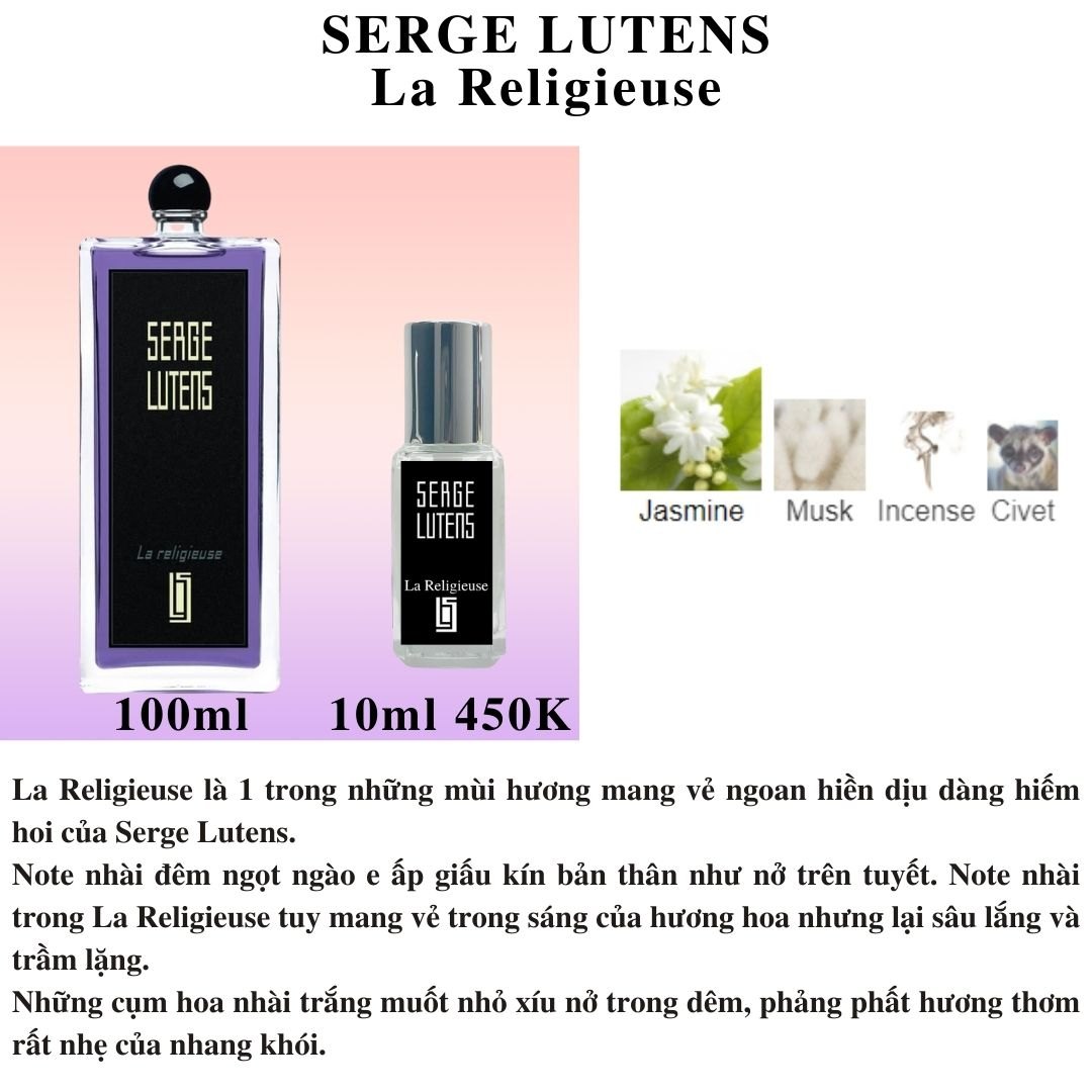 Nước hoa Niche - Serge Lutens La Religieuse EDP